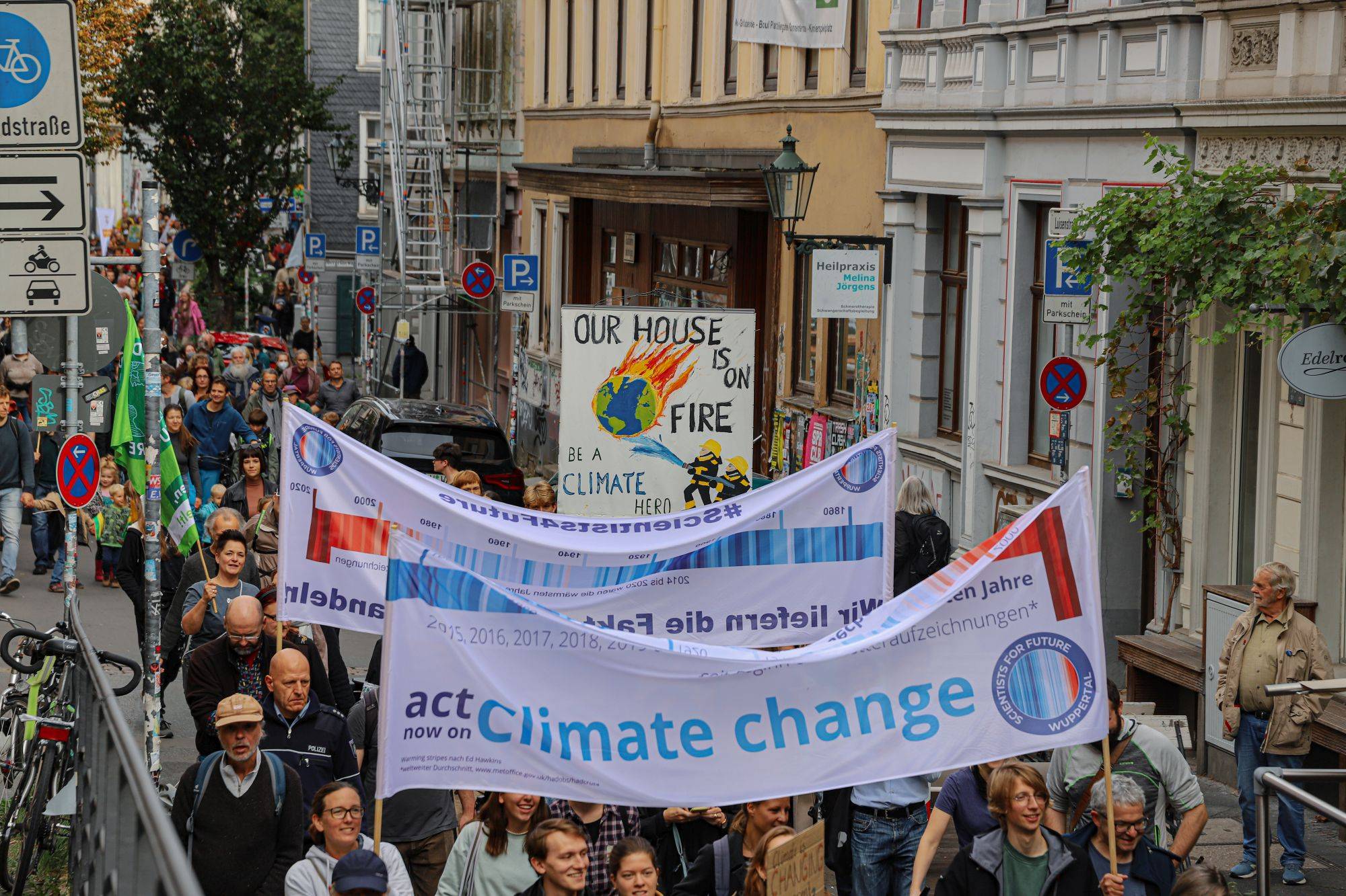 Die FFF-Demo im September 2022 in Wuppertal.