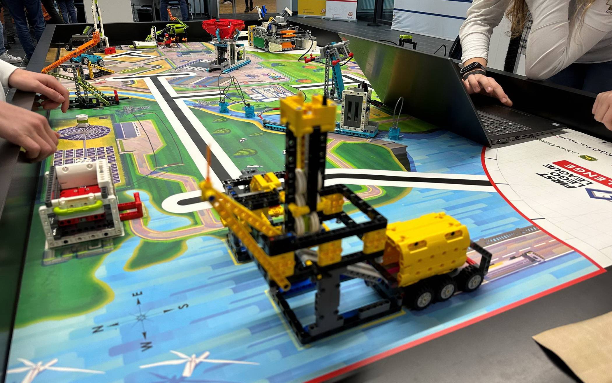 Beim Regionalwettbewerb der „First Lego League“