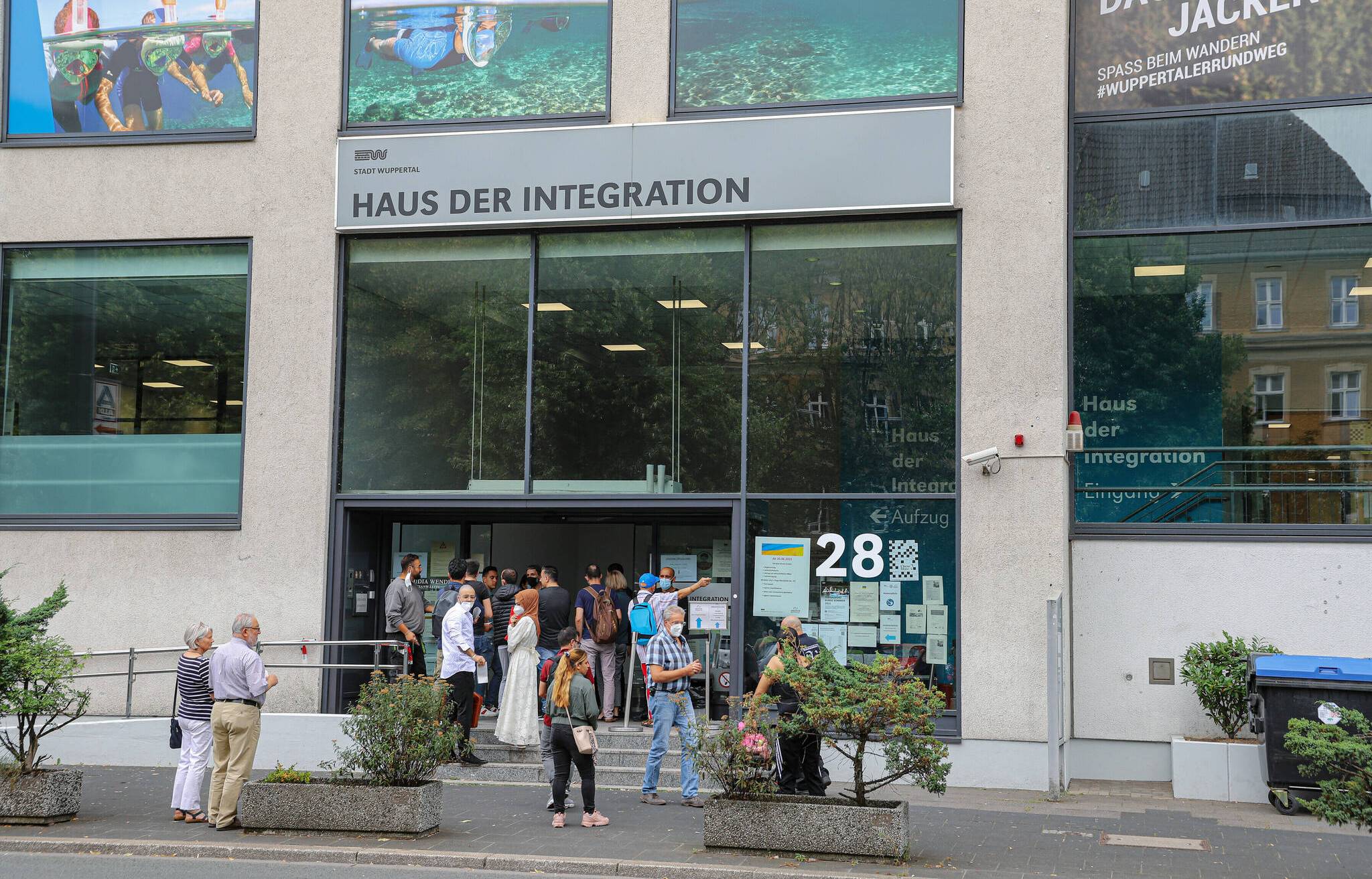 Der Eingang zum Haus der Integration (Archivbild).