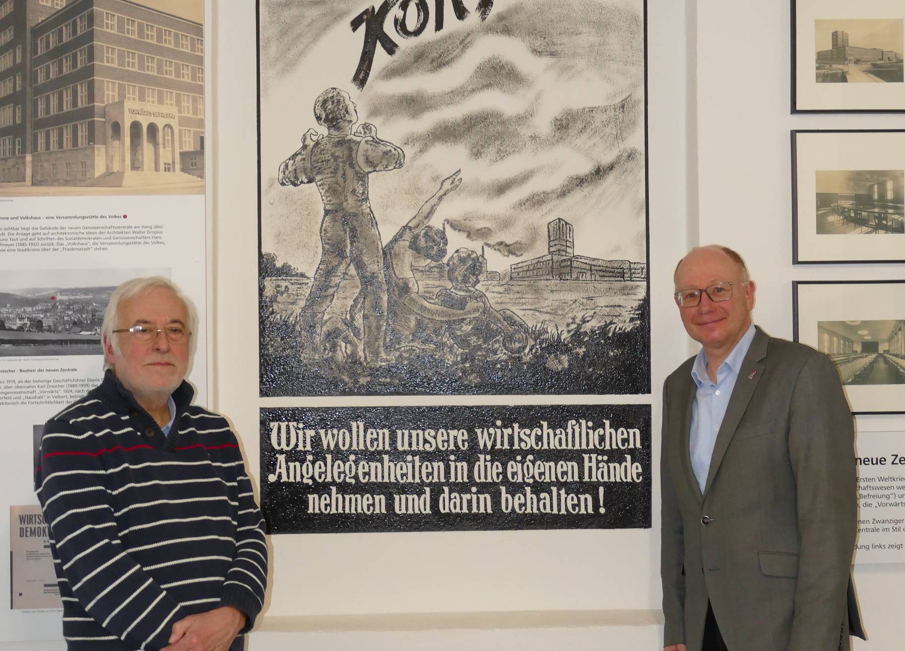  Von li.: Dr. Arno Mersmann und Mathias Fiedler. 