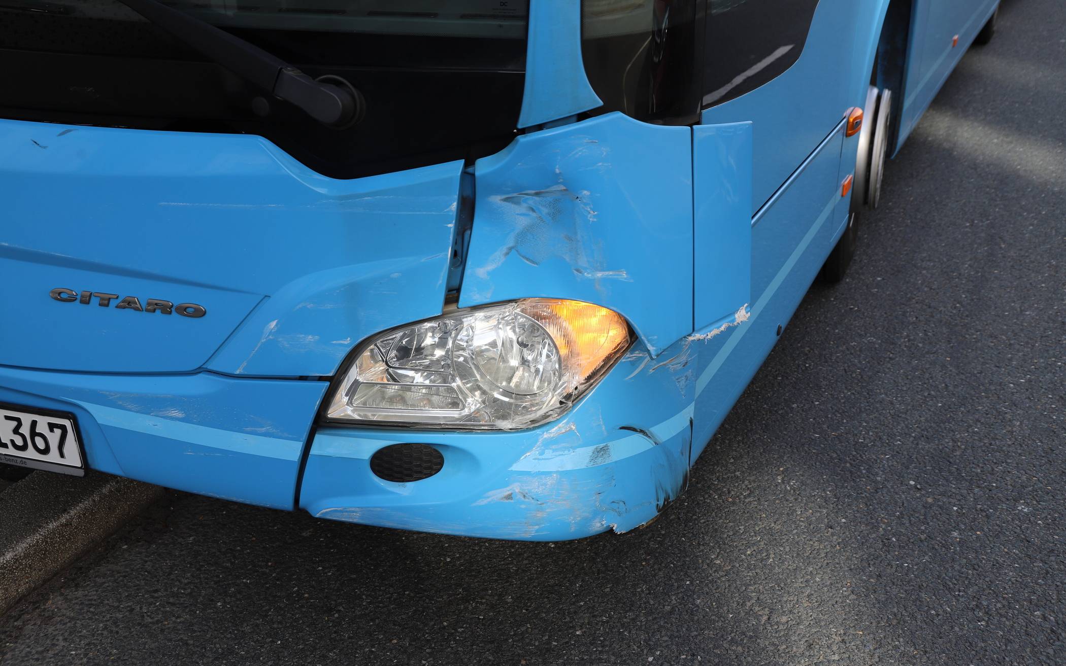 Der Bus musste zum Betriebshof gebracht