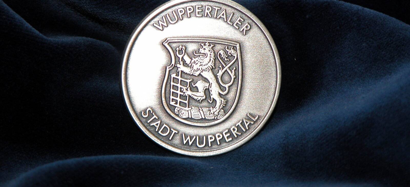 Die „Wuppertaler“-Medaille.