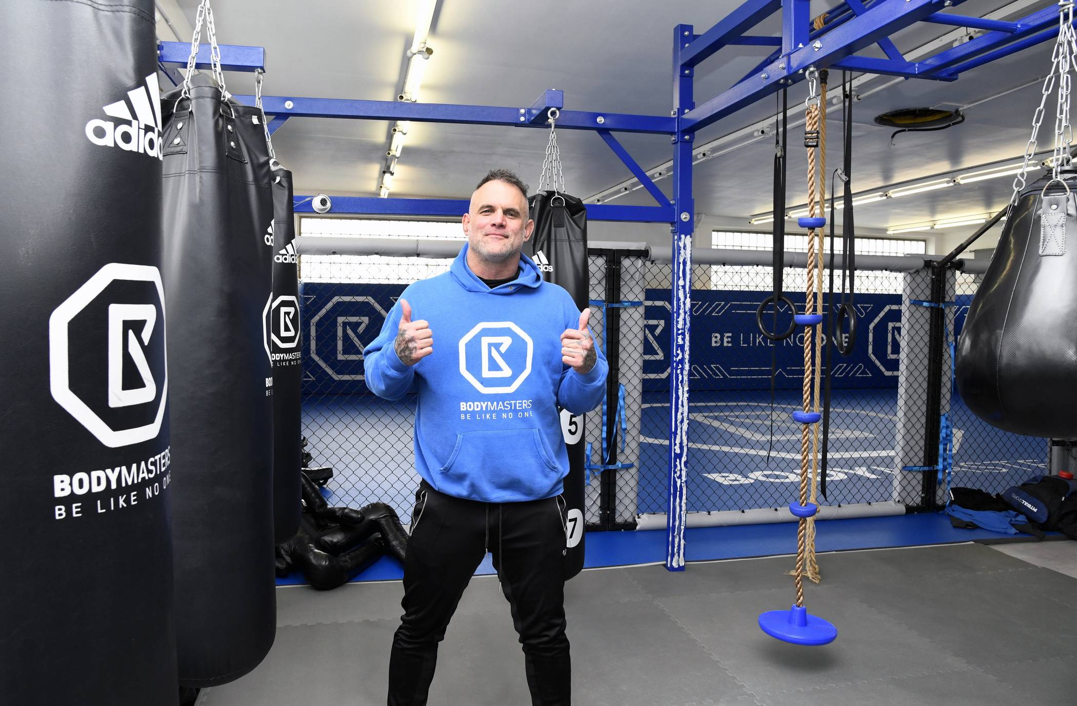 Inhaber Sascha Ernst freut sich über perfekte Trainingsbedingungen für die ganze Familie im neuen „Bodymasters”-Gym am Windhövel 3a in Nächstebreck.