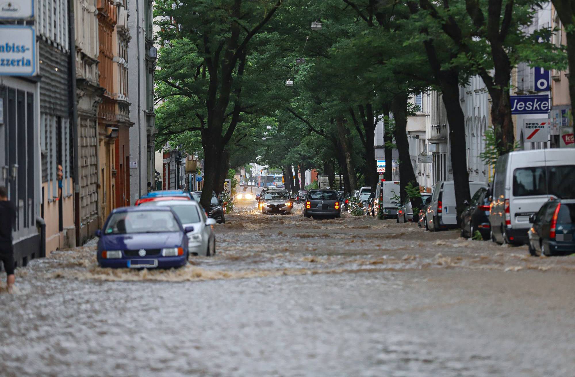 Das Hochwasser im Juli 2021 in Wuppertal.