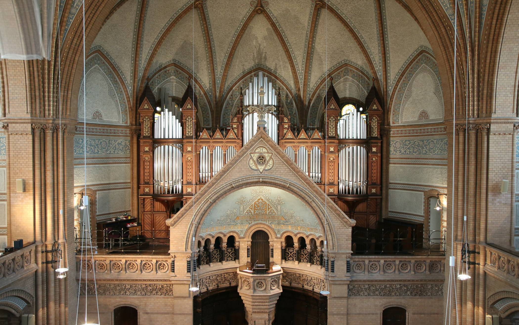 Die Sauer-Orgel in der Friedhofskirche.