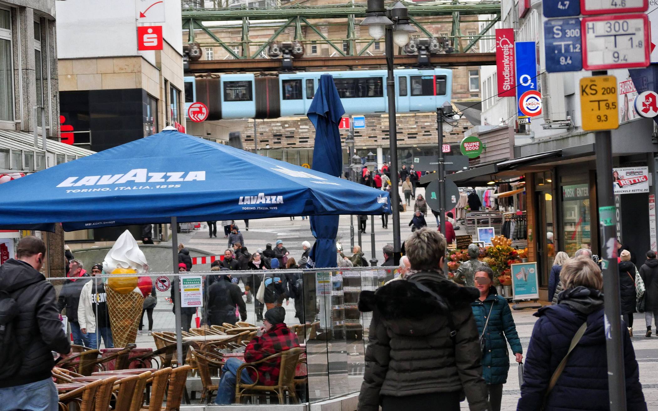 Blick von der Alten Freiheit hoch