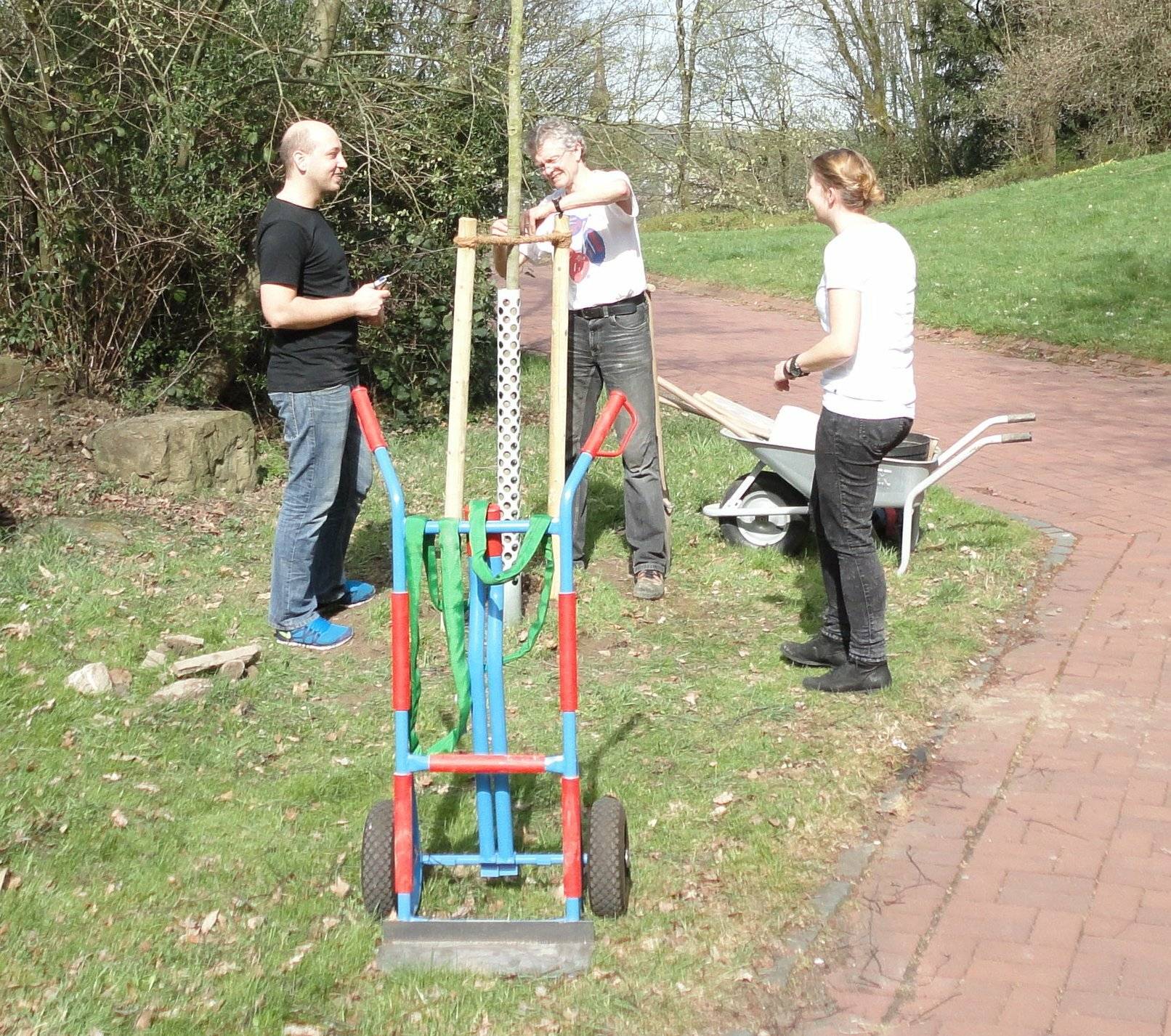 Der Baumlehrpfad ist auch Teil des Biologiestudiums.