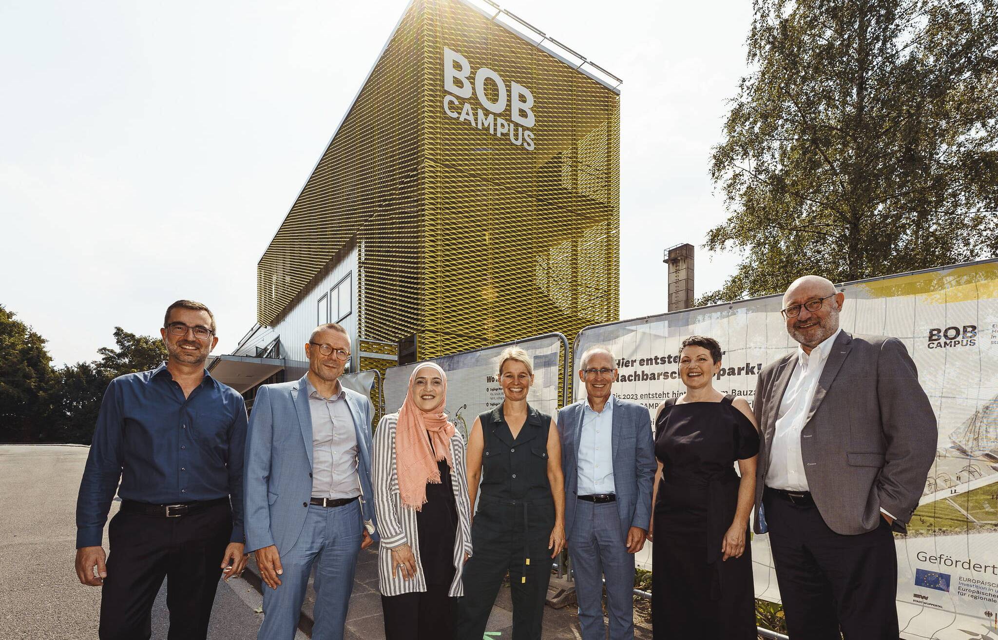  Die Eröffnung des BOB Campus im Augist 2022. 