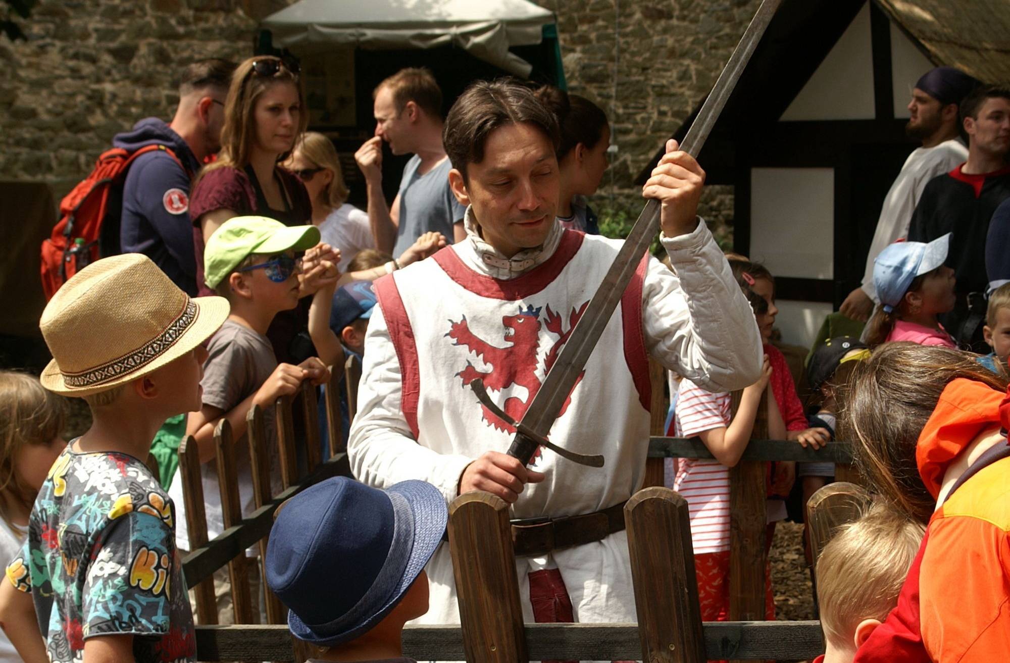 Ein „Georgs Ritter“ bei der Arbeit ...