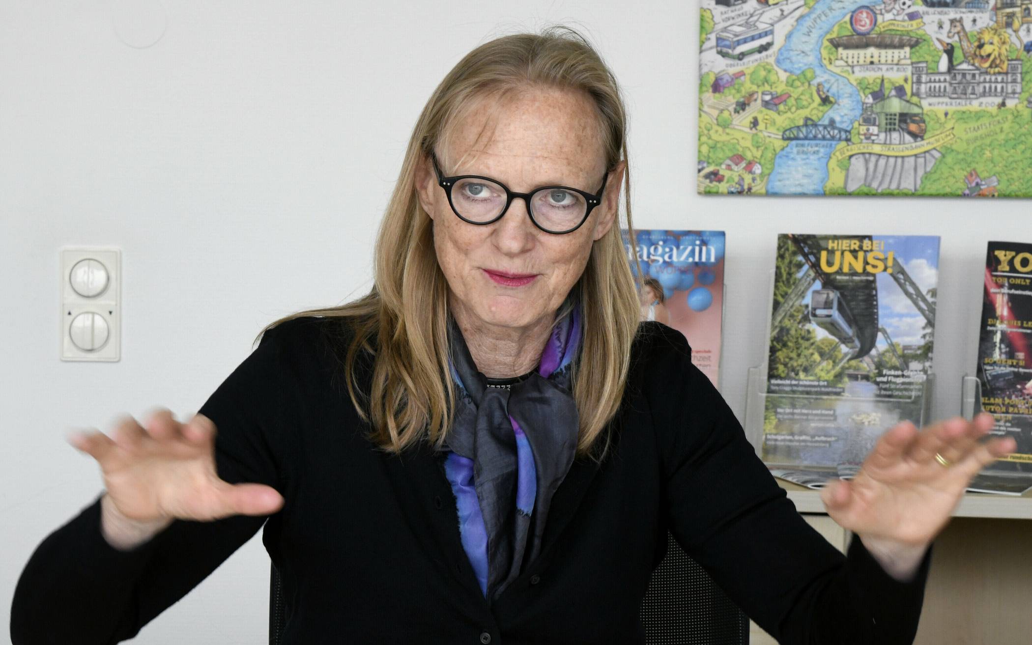   Professor Dr. Birgitta Wolff dirigiert seit zehn Monaten das Geschehen an der Bergischen Universität Wuppertal.  