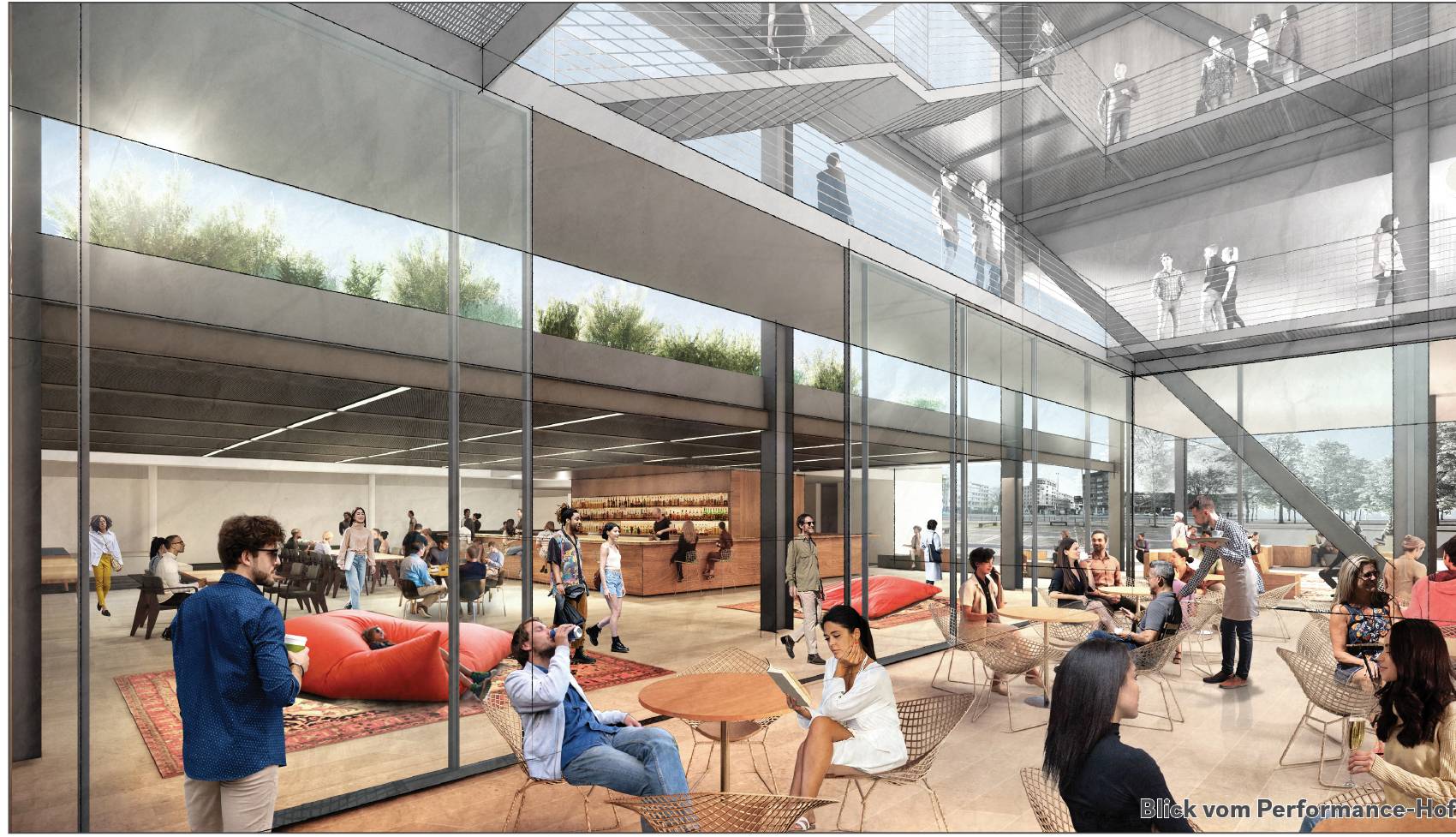 Impressionen aus den Siegerentwürfen des New Yorker Büros Diller Scofidio+ Renfro...