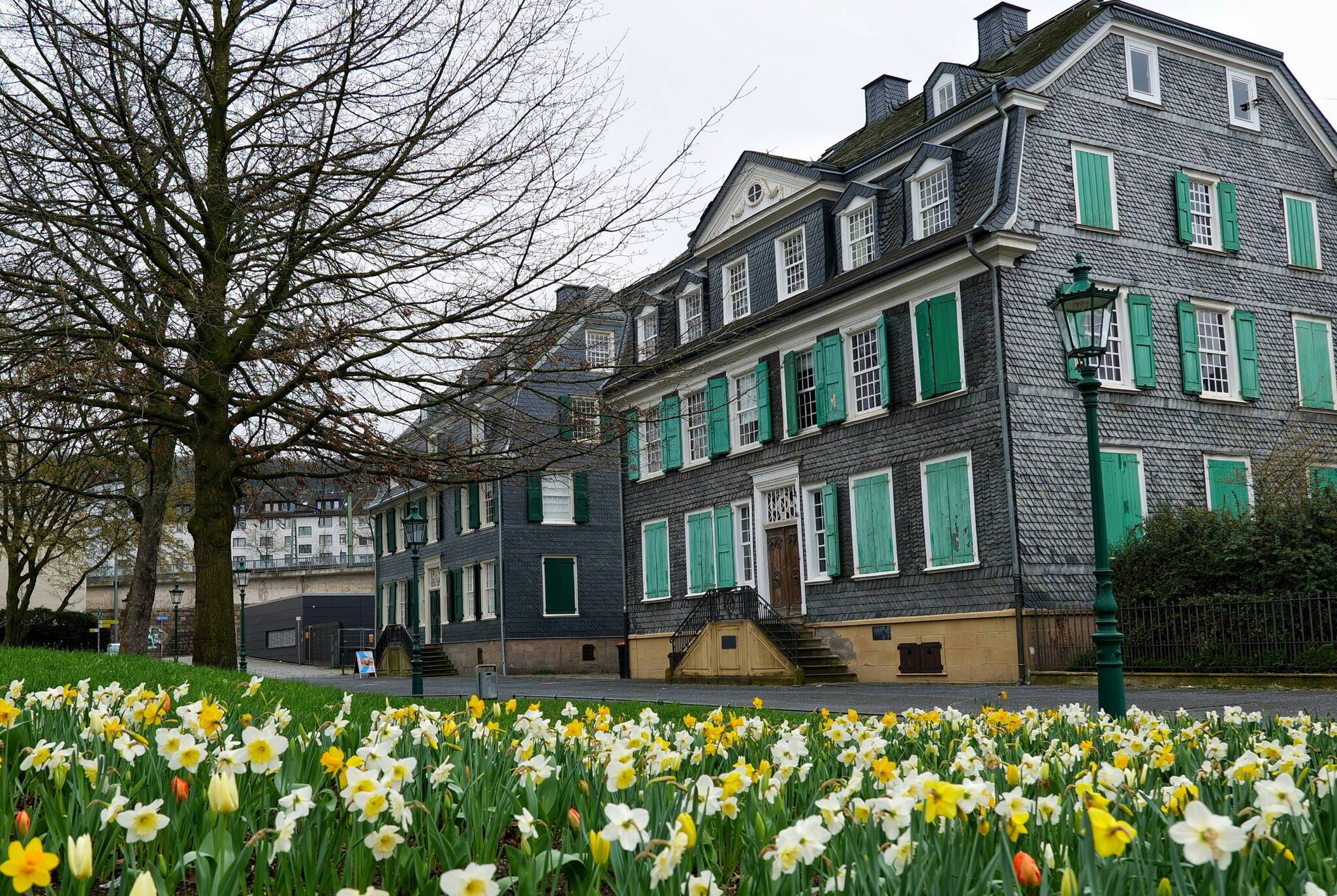  Das Engels-Haus in Unterbarmen. 