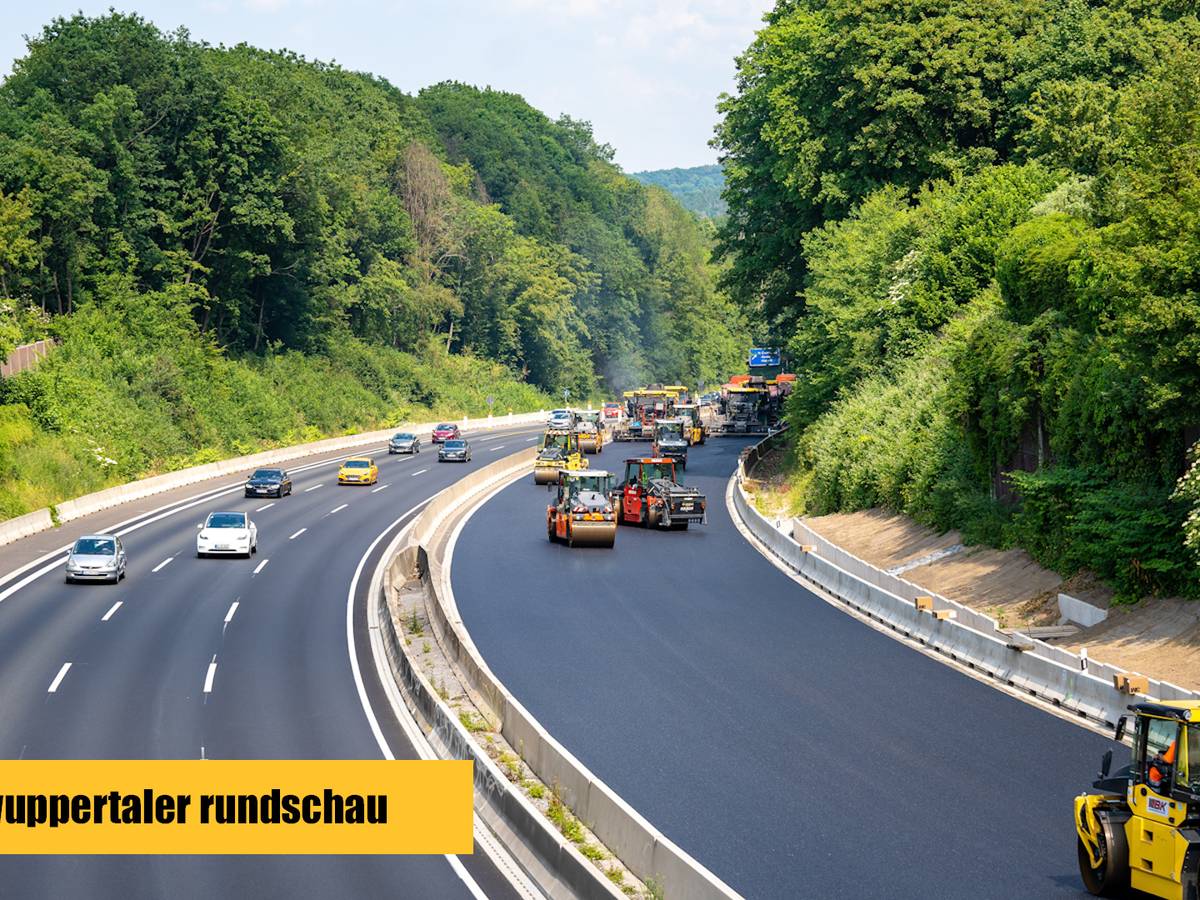Neuer Asphalt für die A46