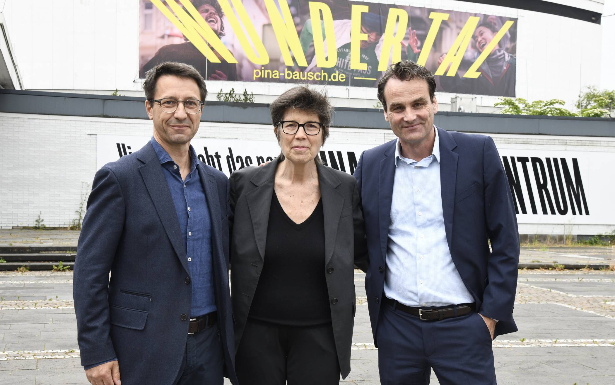 Die drei Preisträger des internationalen Architekturwettbewerbes