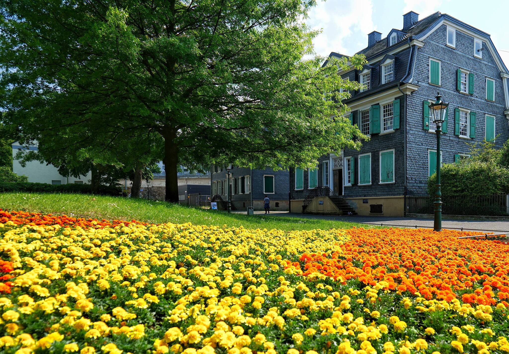 Blick in den Engelsgarten.
