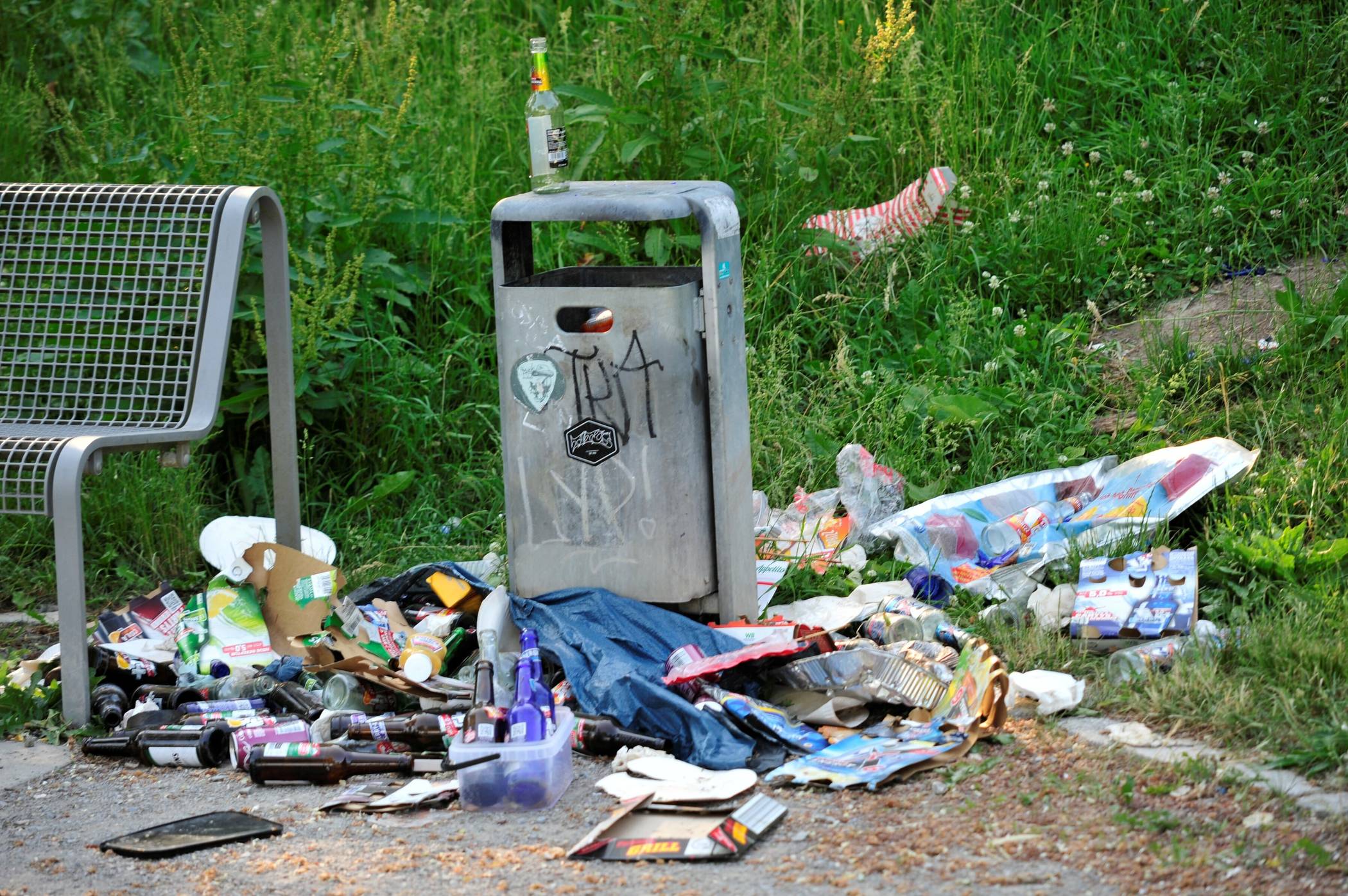  Nein, das ist keine Kunst – das ist einfach eine Umweltverschmutzung. 