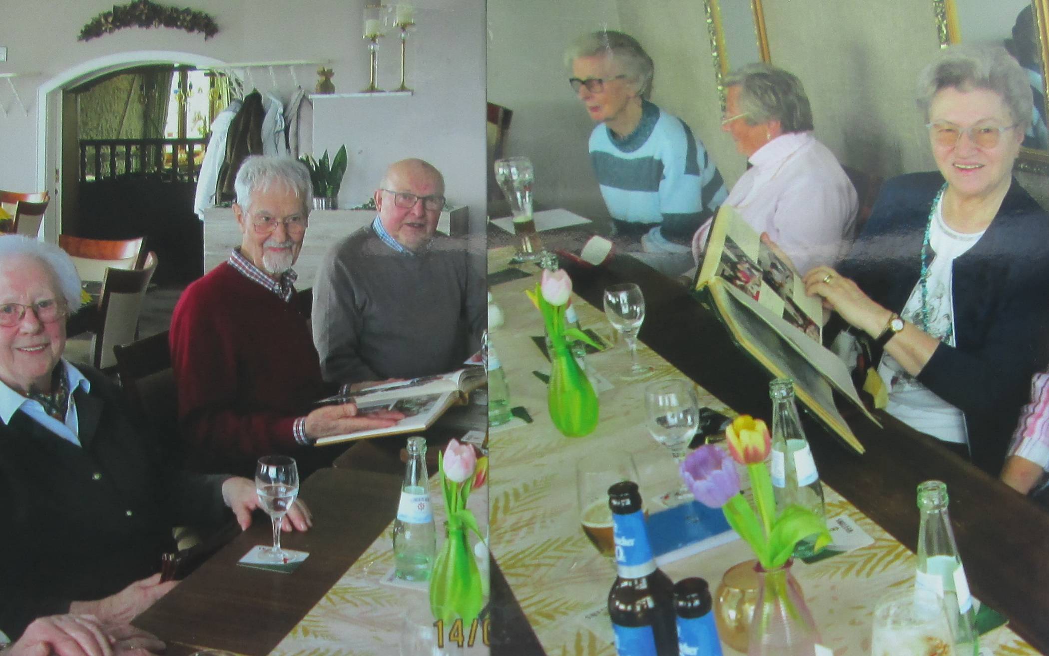 Nach 70 Jahren traf sich eine Gruppe von Ehemaligen zum Jubiläum der Entlassung aus der damaligen Volksschule Ackerstraße/Meyerstraße in Heckinghausen.