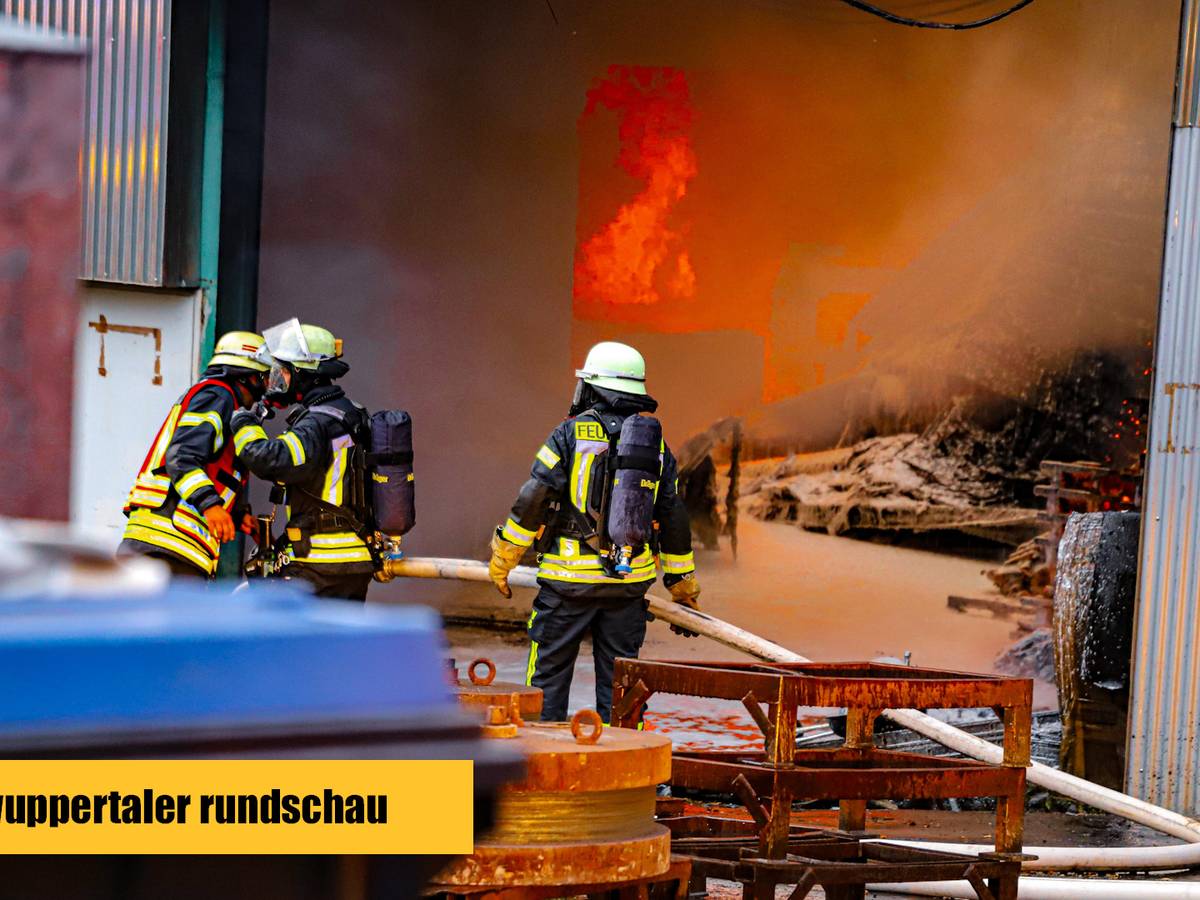 Großbrand in Härterei