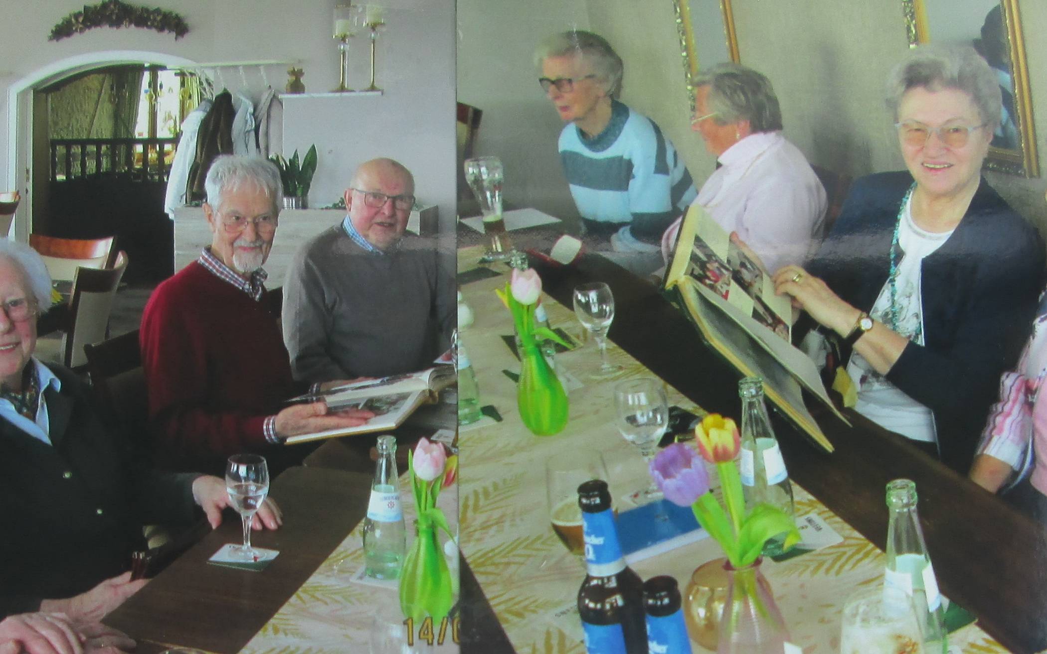 Nach 70 Jahren traf sich eine Gruppe von Ehemaligen zum Jubiläum der Entlassung aus der damaligen Volksschule Ackerstraße/Meyerstraße in Heckinghausen.