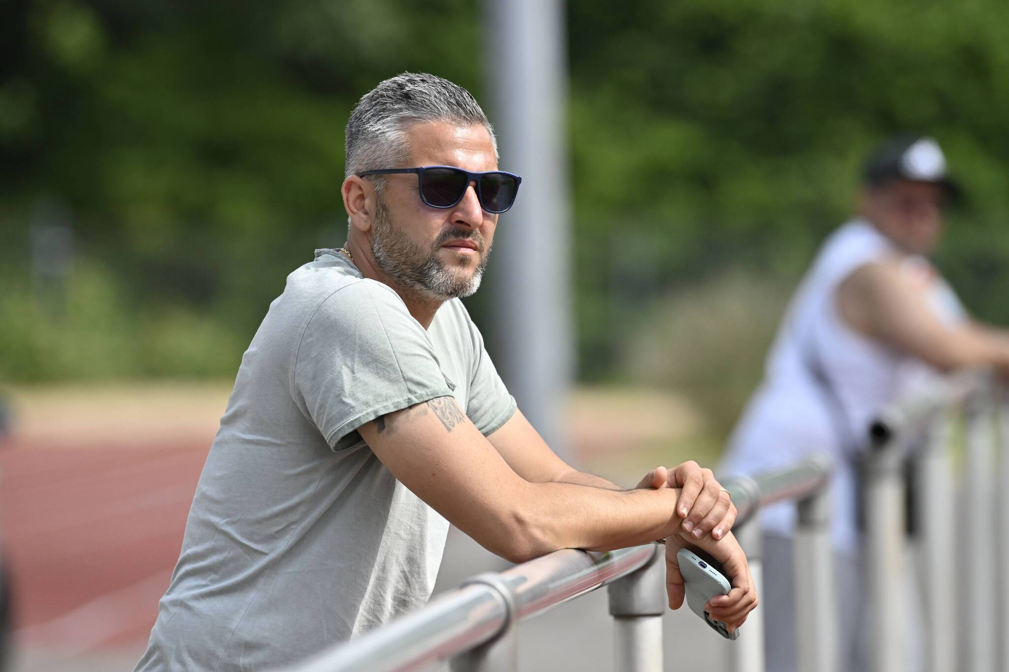  Der Sportliche Leiter Gaetano Manno. 