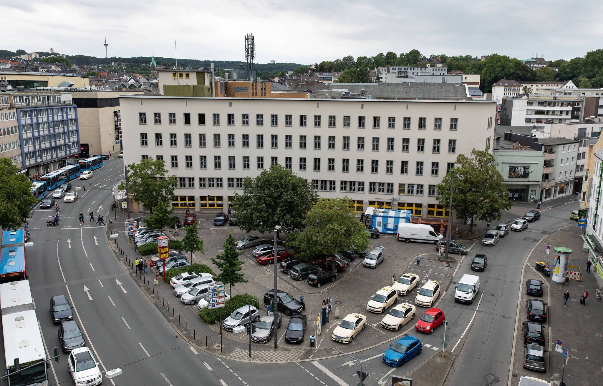 Der Platz am Kolk von oben