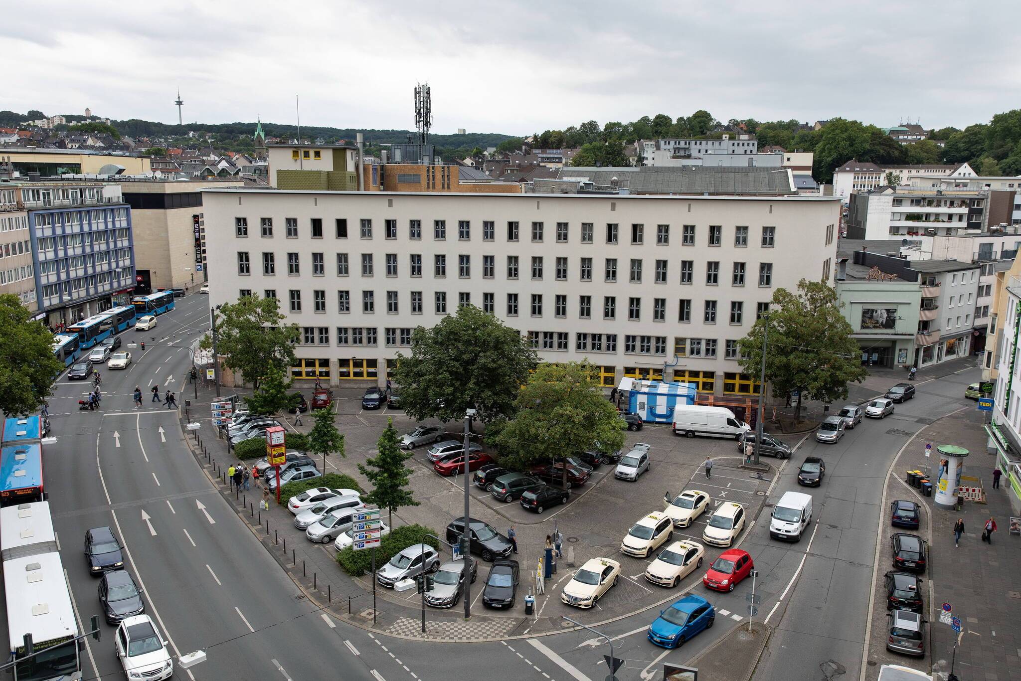  Der Platz am Kolk von oben (Archivbild). 