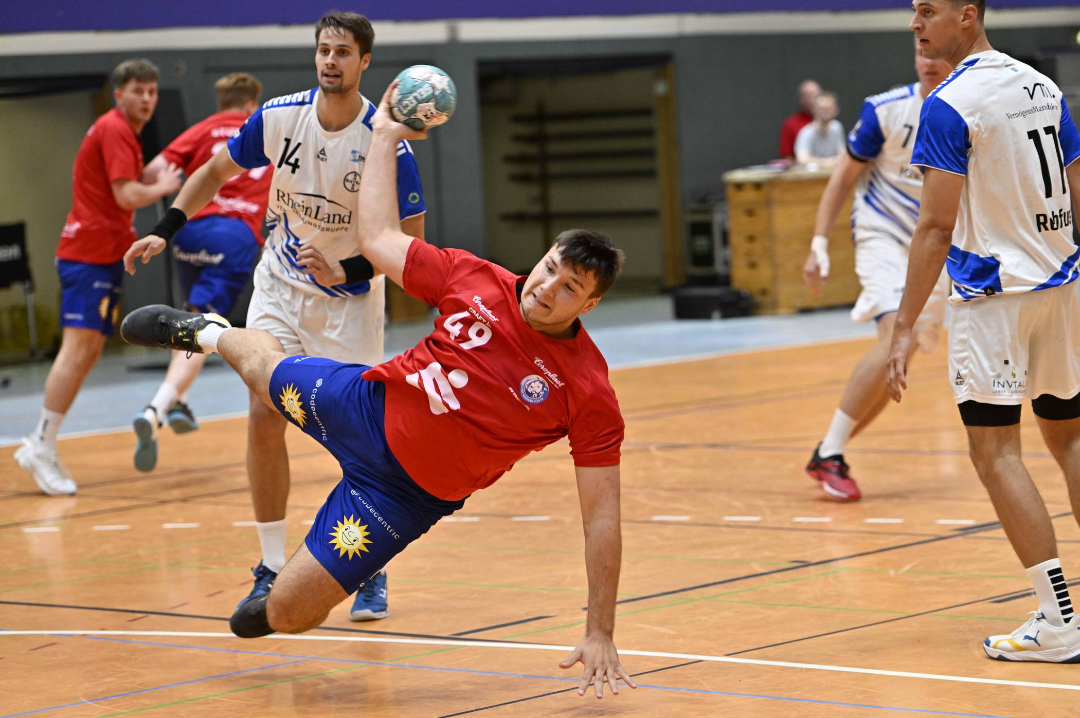 Szene mit Neuzugang Aron Seesing.