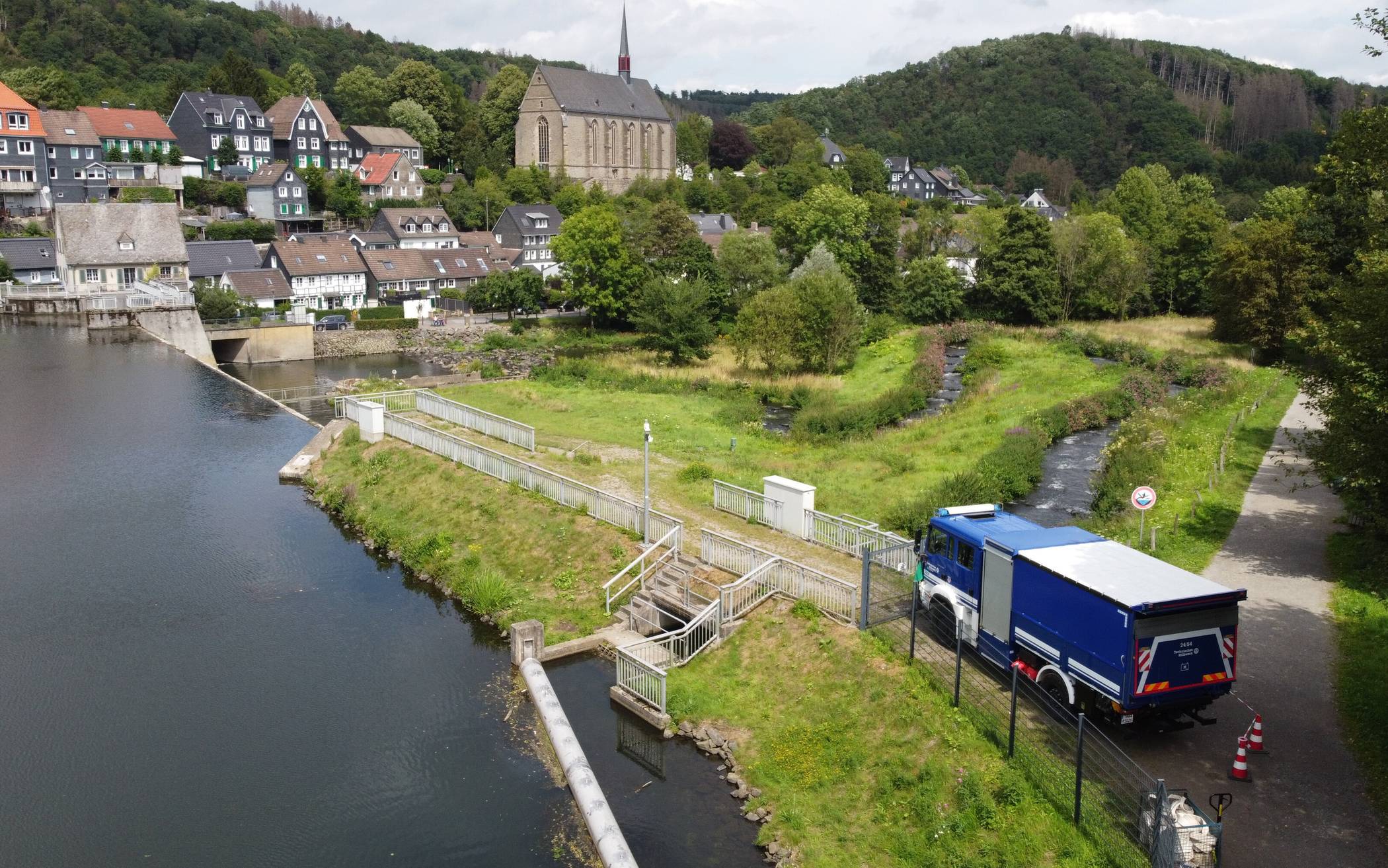 Bilder: Wuppertaler THW-Übung zu Überschwemmungen​