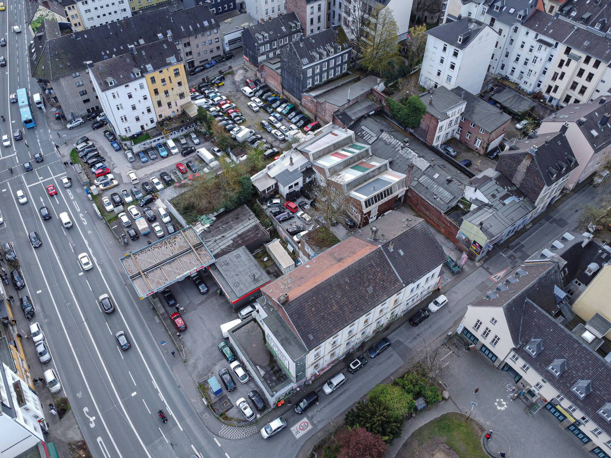 Das Areal aus der Vogelperspektive.