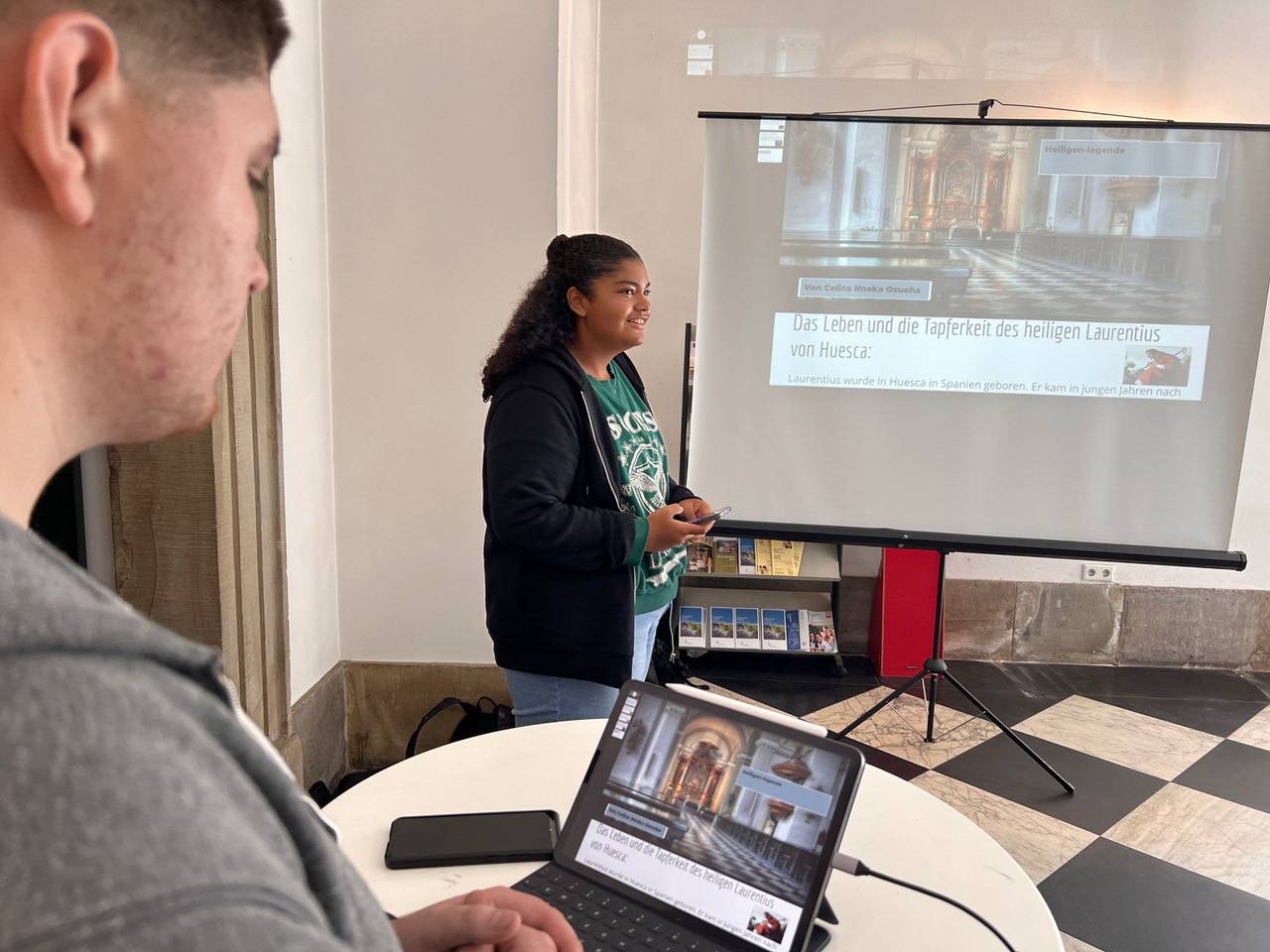 Einer der Vorträge.