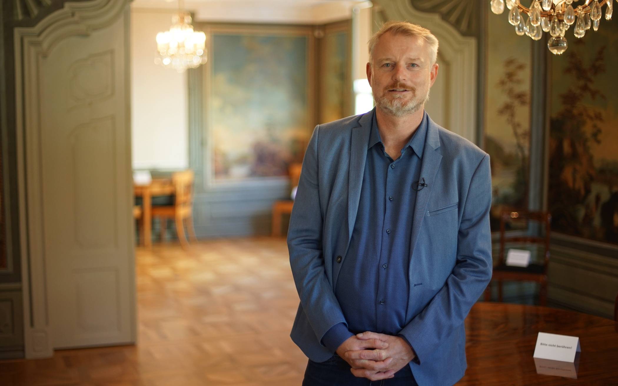 Dr. Lars Bluma im Engels-Haus.