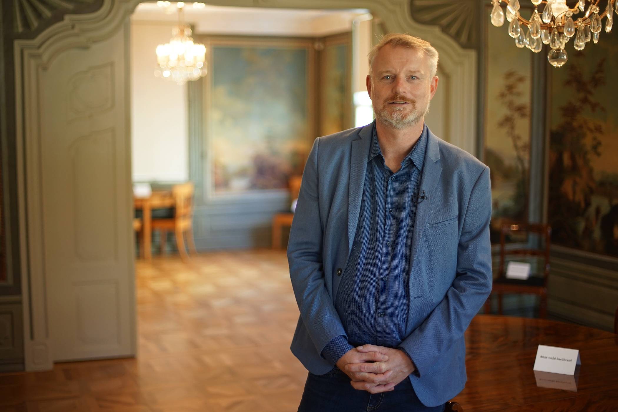 Dr. Lars Bluma im Engels-Haus.