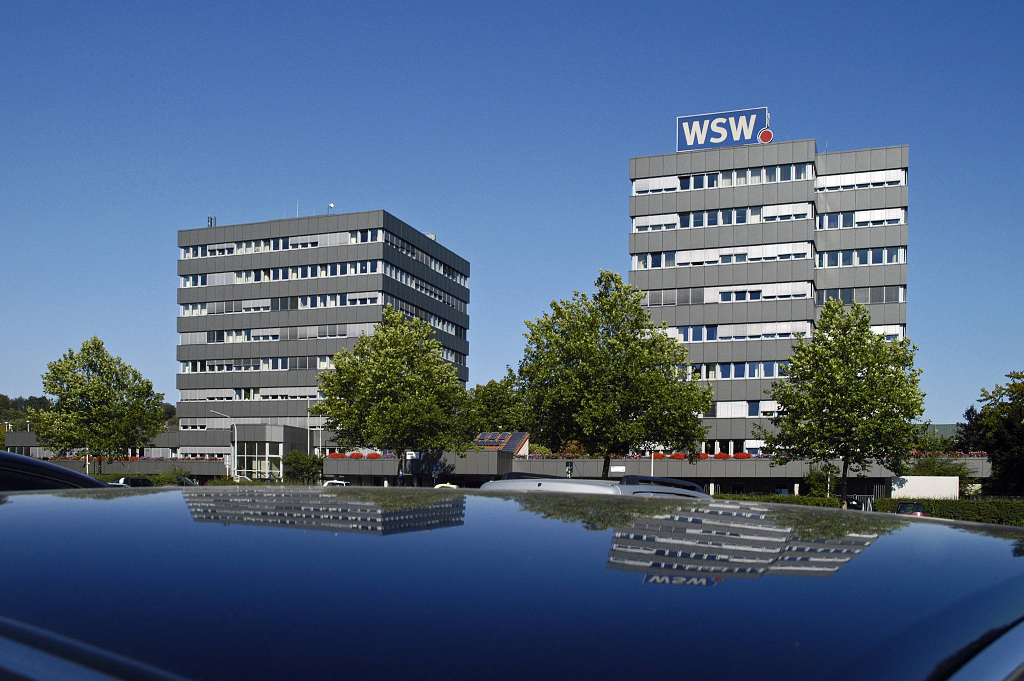 Die Verwaltungshäuser an der Bromberger Straße.