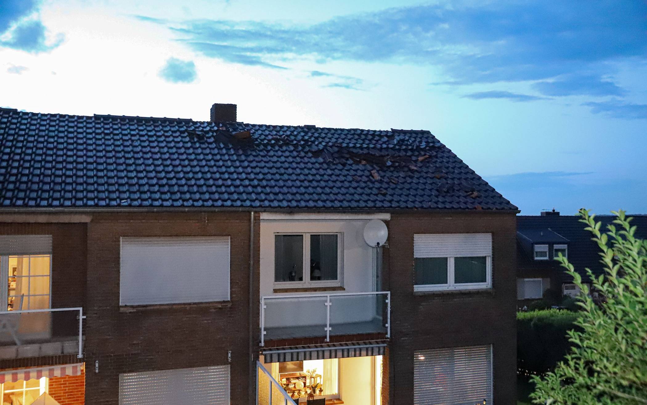 Der Tornado über dem Dönberg