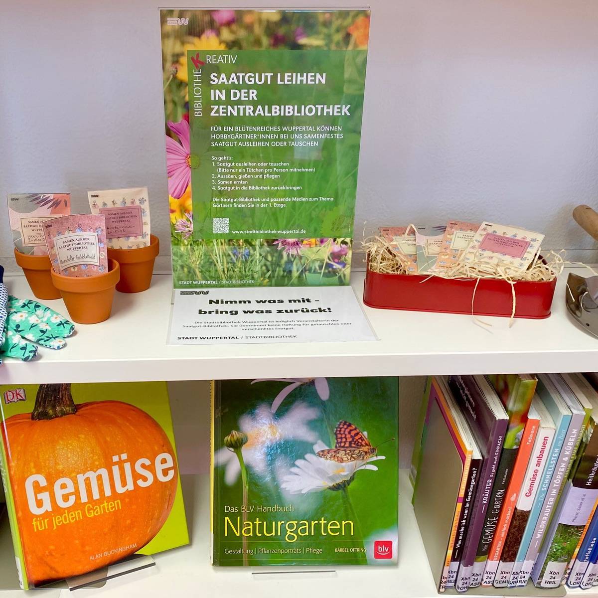 Samen fr Wuppertaler Saatgut-Bibliothek erbeten