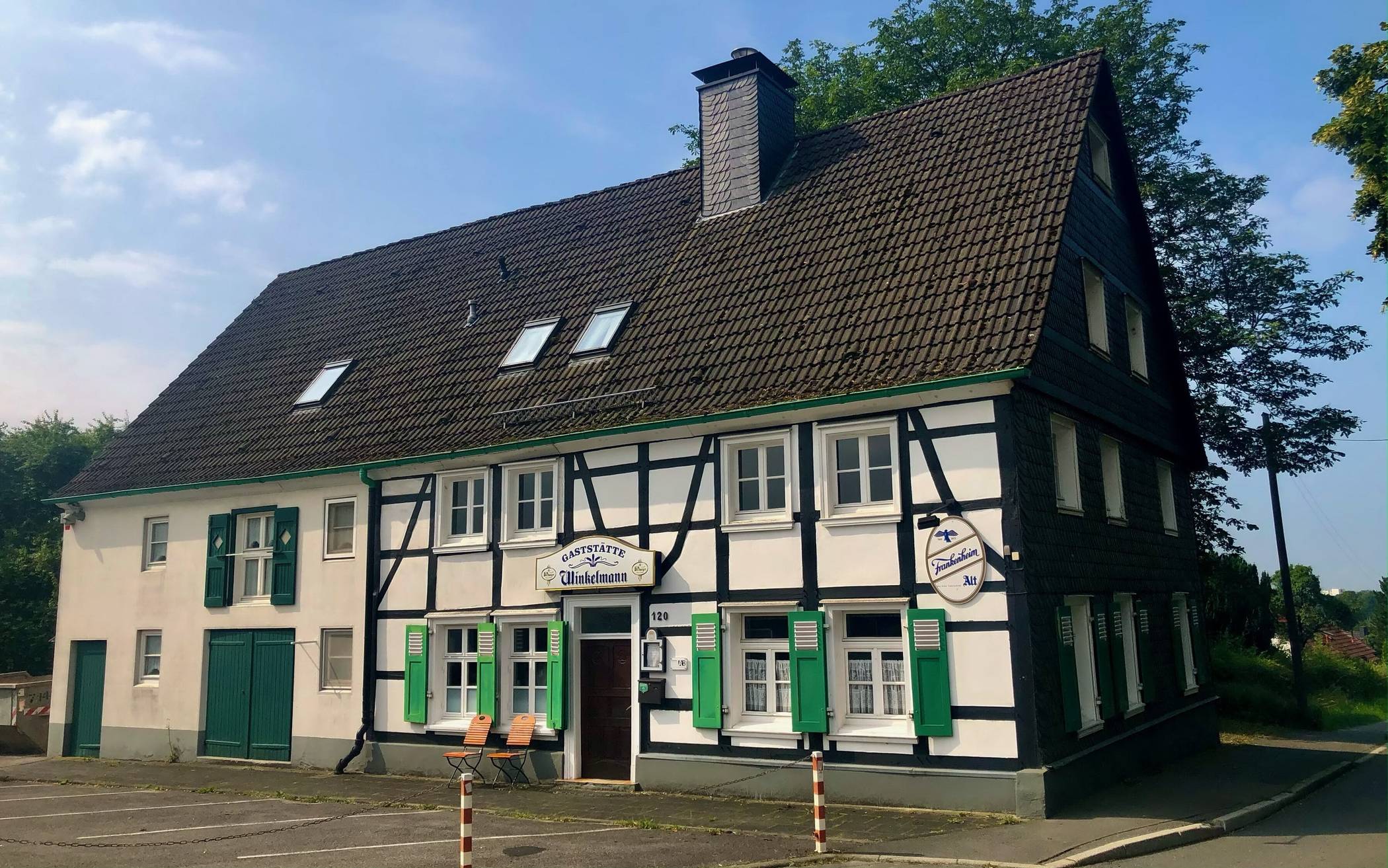 Die Traditionsgaststätte „Haus Winkelmann“.