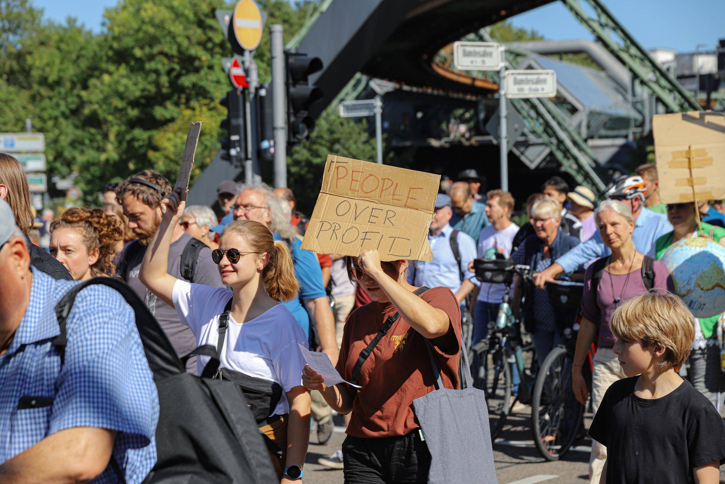 Impressionen vom FFF-Streik in Wuppertal