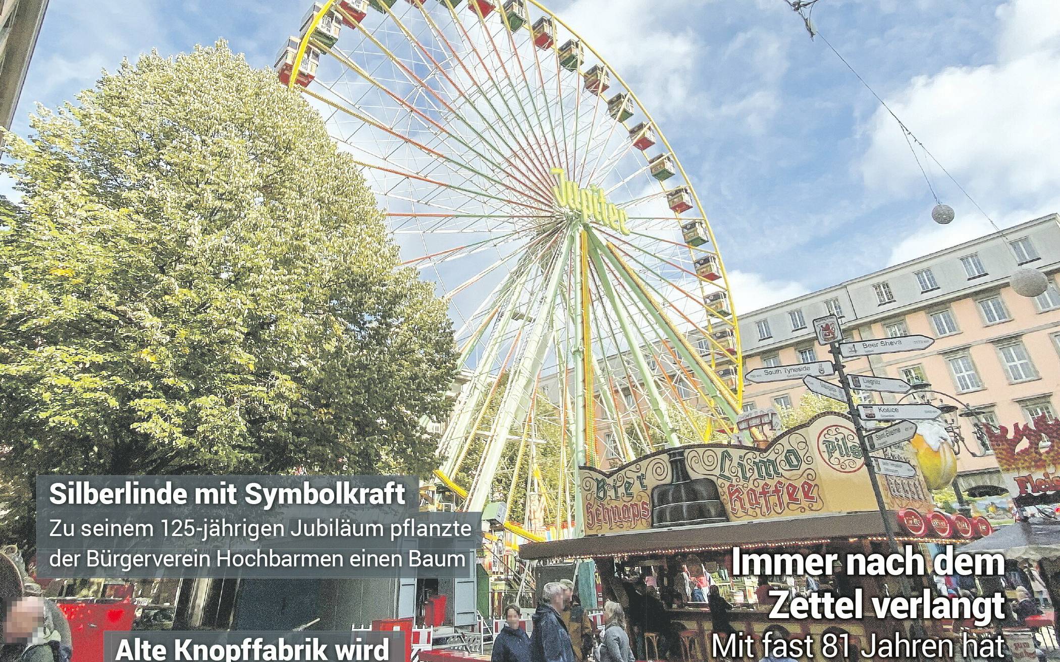  Das Titelblatt der zweiten Ausgabe des Rundschau-Stadtteilmagazins "Hier bei uns" für Barmen und Unterbarmen. 