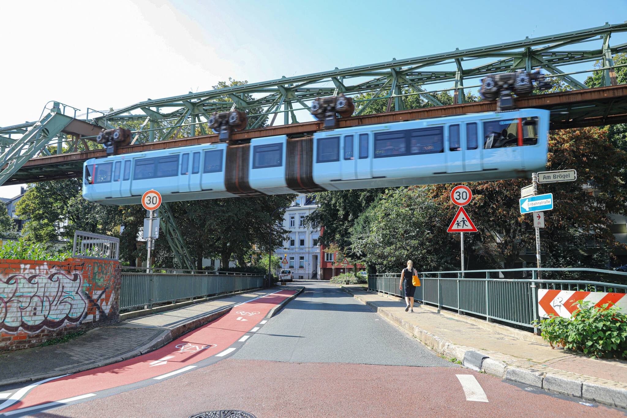  Blick Richtung Farbmühle. 