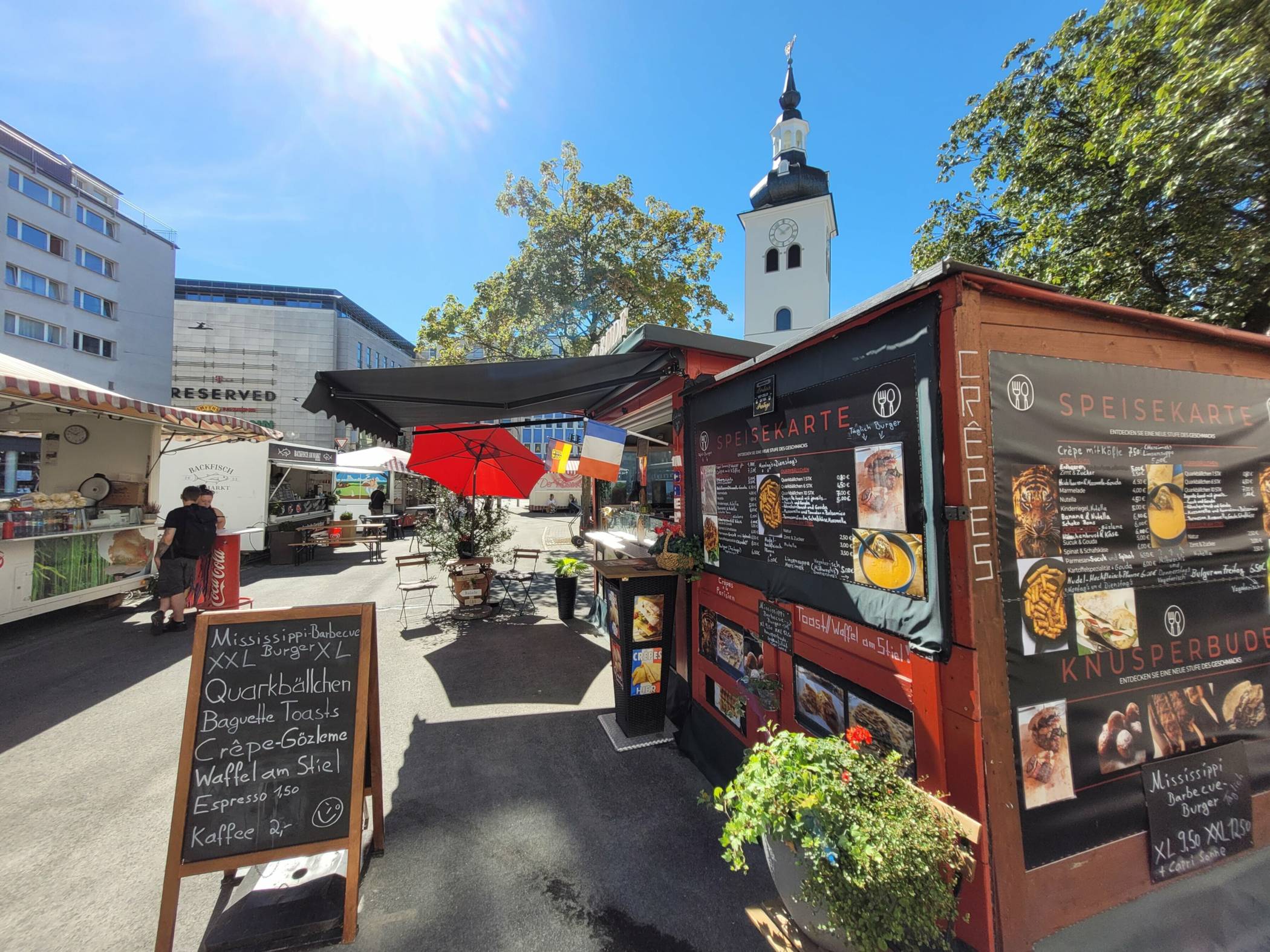  Der Wochenmarkt am Kolk. 