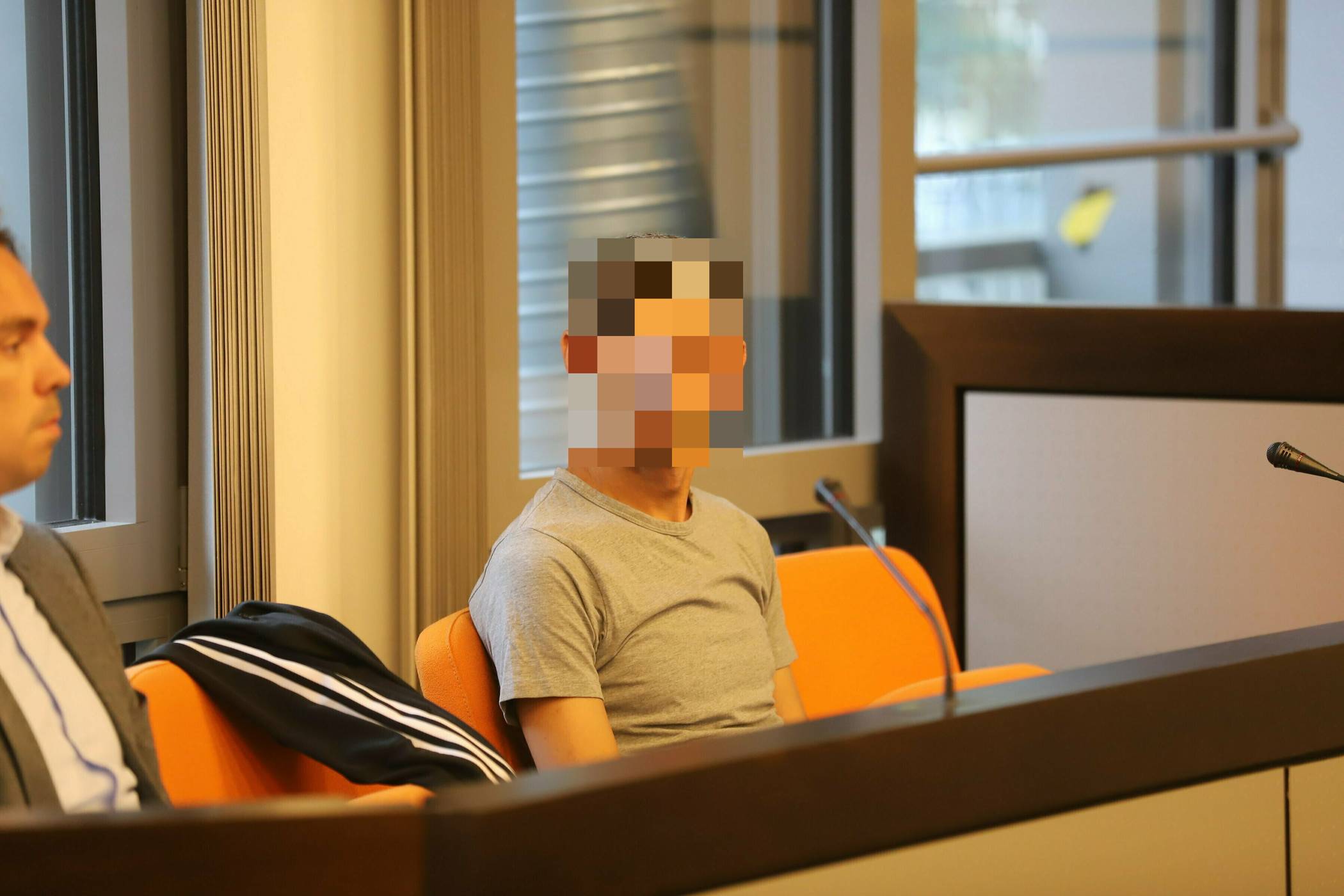 Der Angeklagte während des Prozesses 2022.