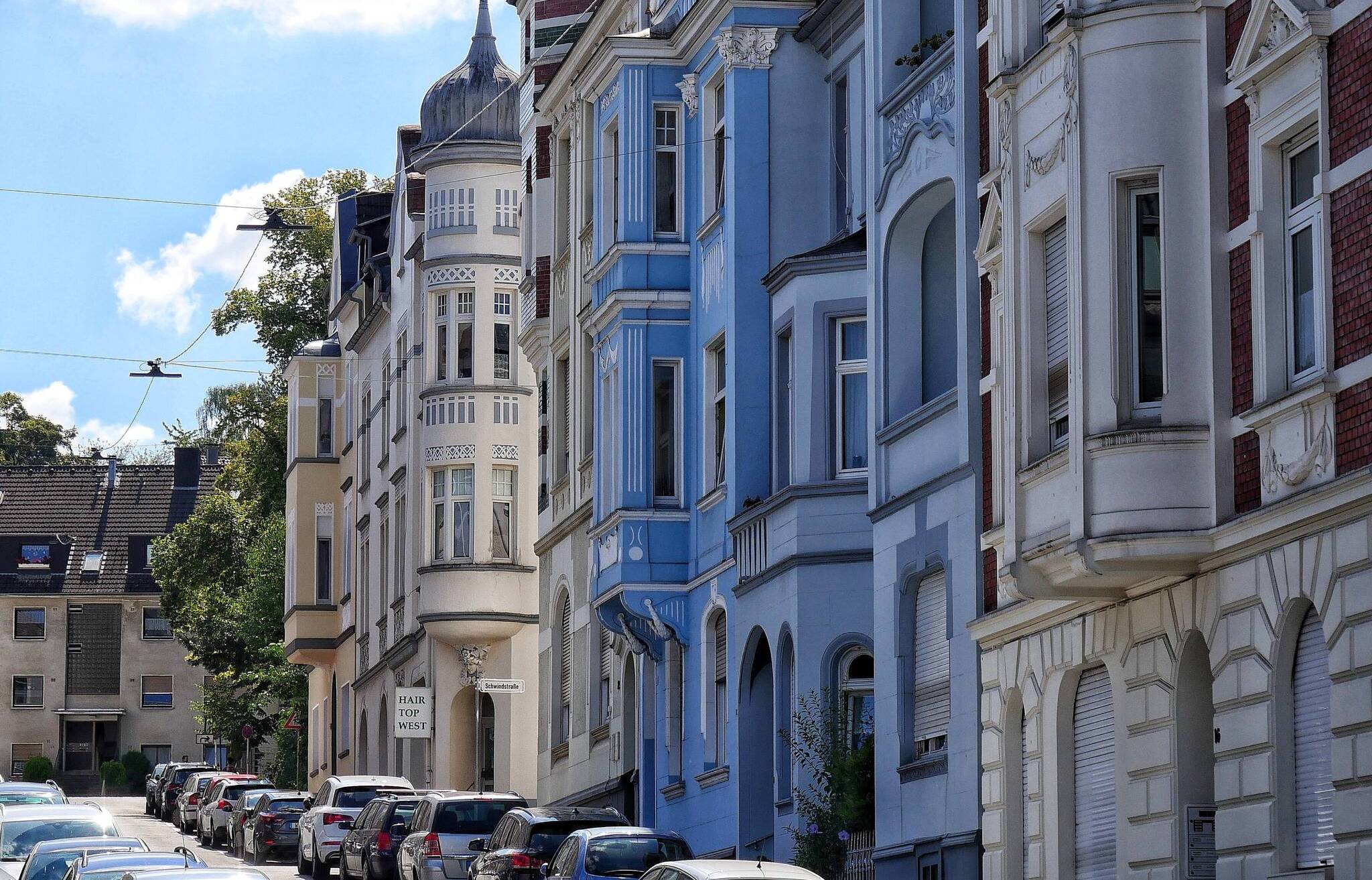 Altbauten in der Vohwinkeler Spitzwegstraße.