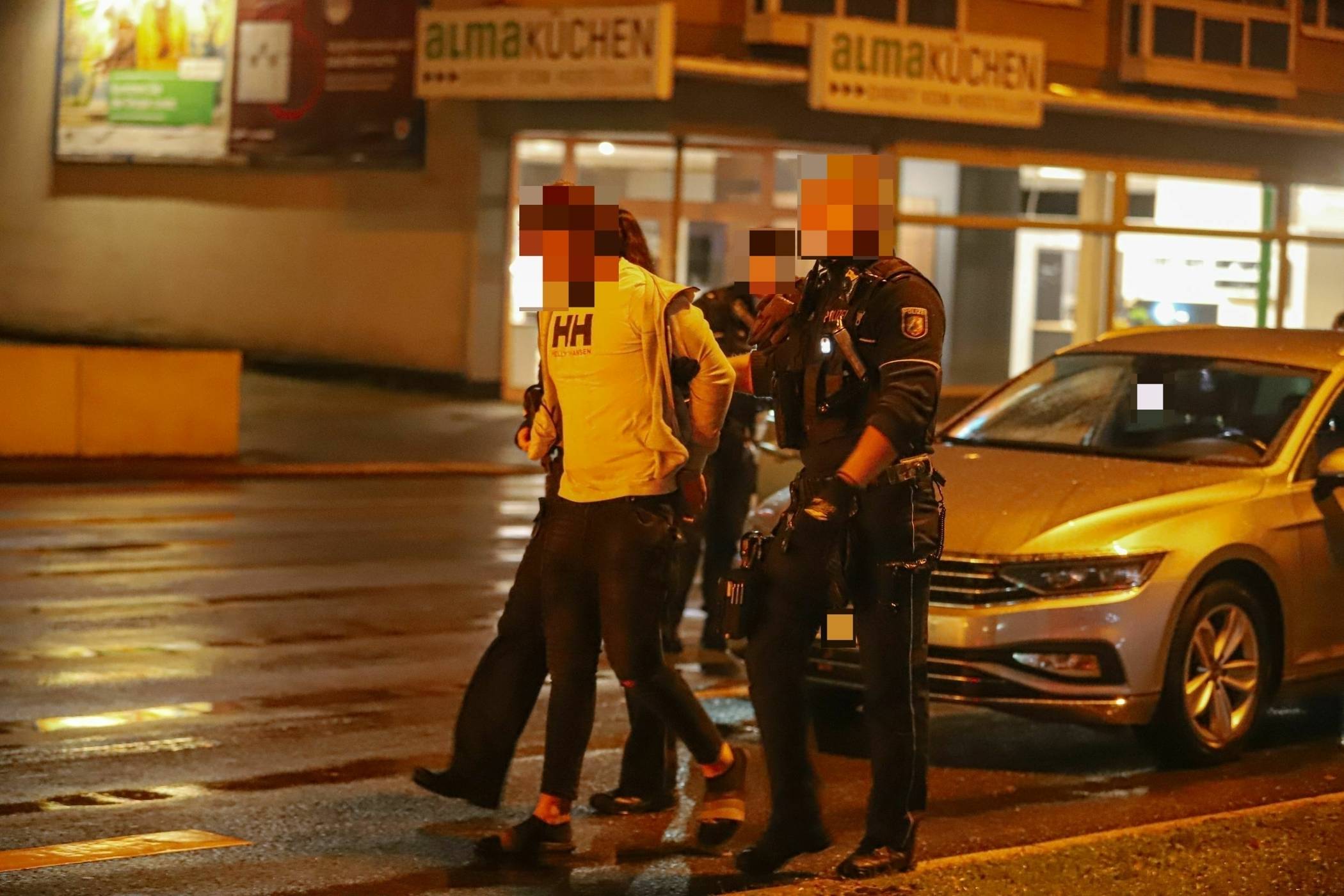  Das Ende einer zu schnellen Fahrt. 