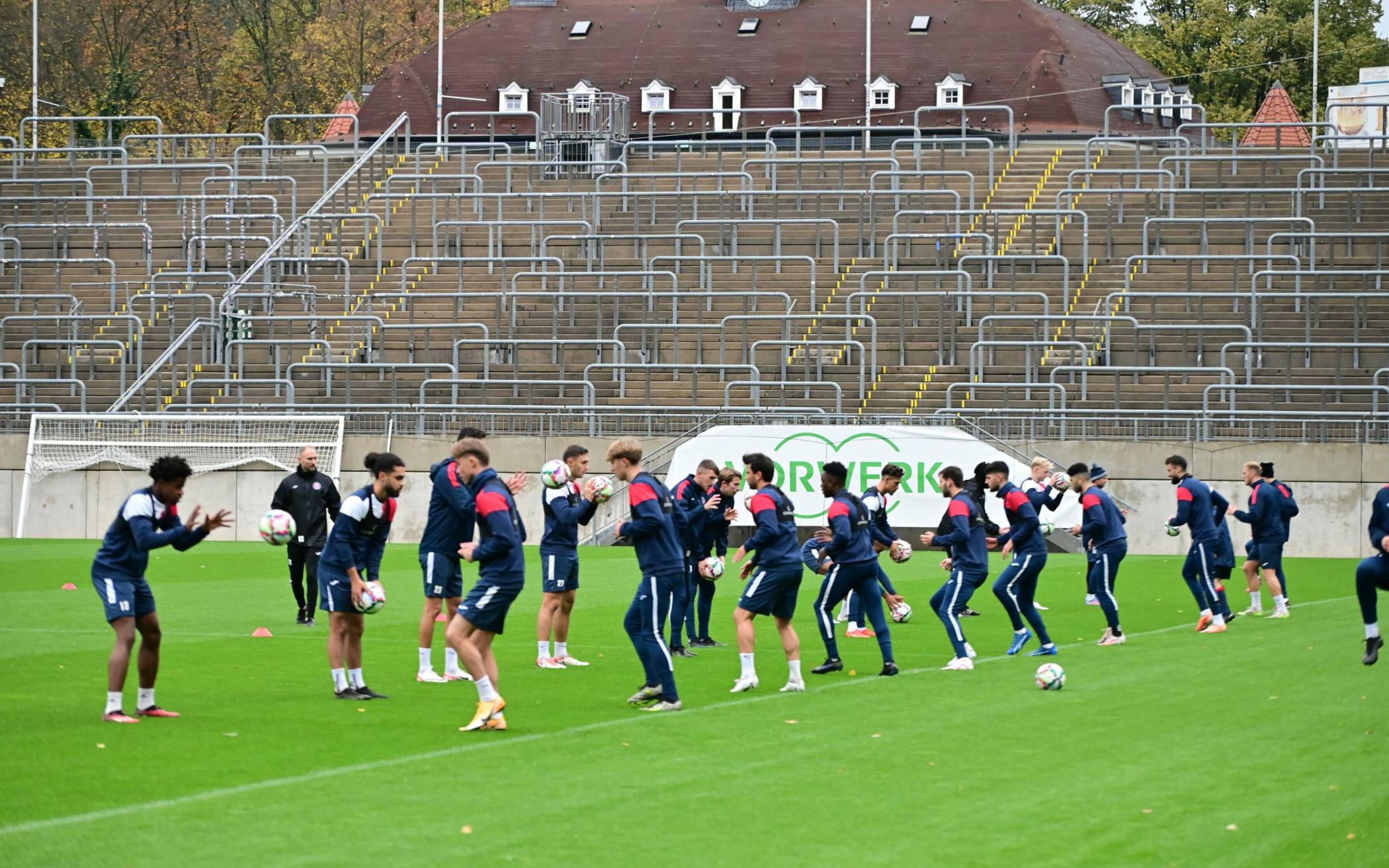 Das erste Training auf den neuen