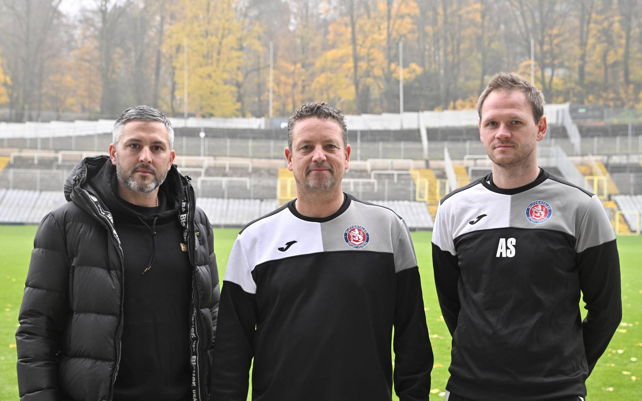  Von li.: der Sportliche Leiter Gaetano Manno, Cheftrainer Christian Britscho und Co-Trainer Andy Steinmann. 