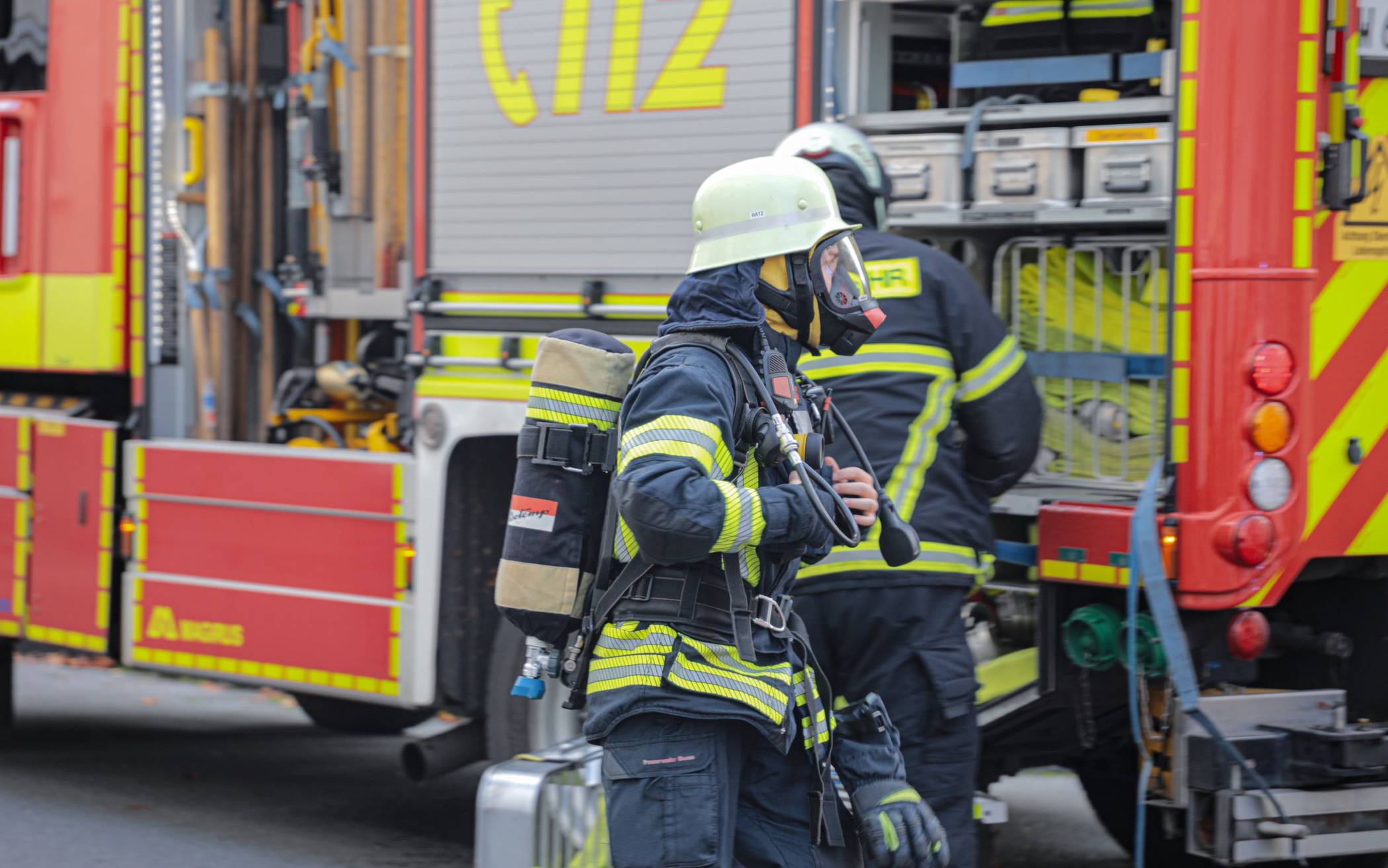 Feuerwehr-Einsatz im November in der Springer Straße.