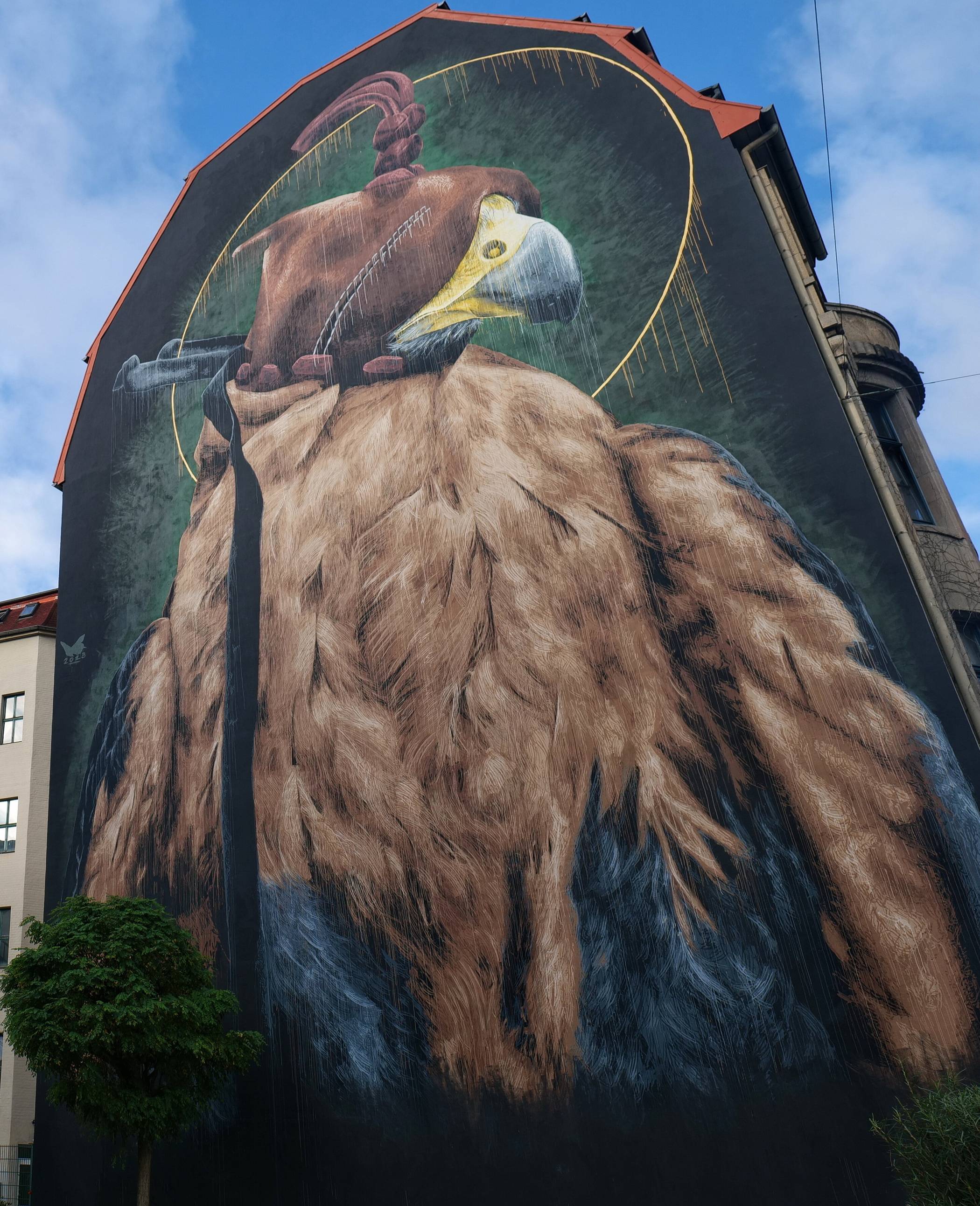 Hofaue 49 gegenüber der Baumschen Fabrik: „Dominion“ von Nils RVA aus Amsterdam....