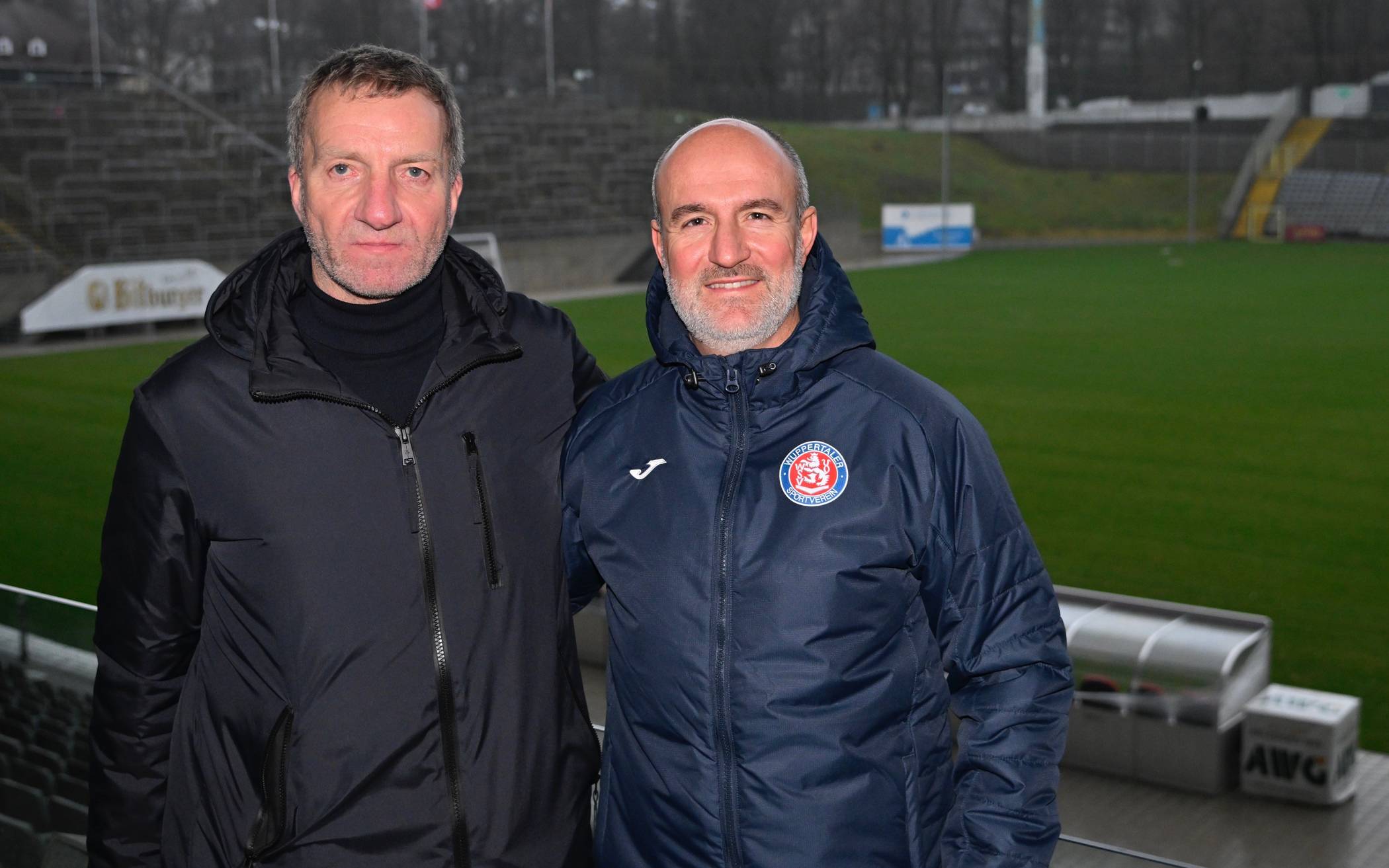 Sportvorstand Thomas Richter (li.) und der