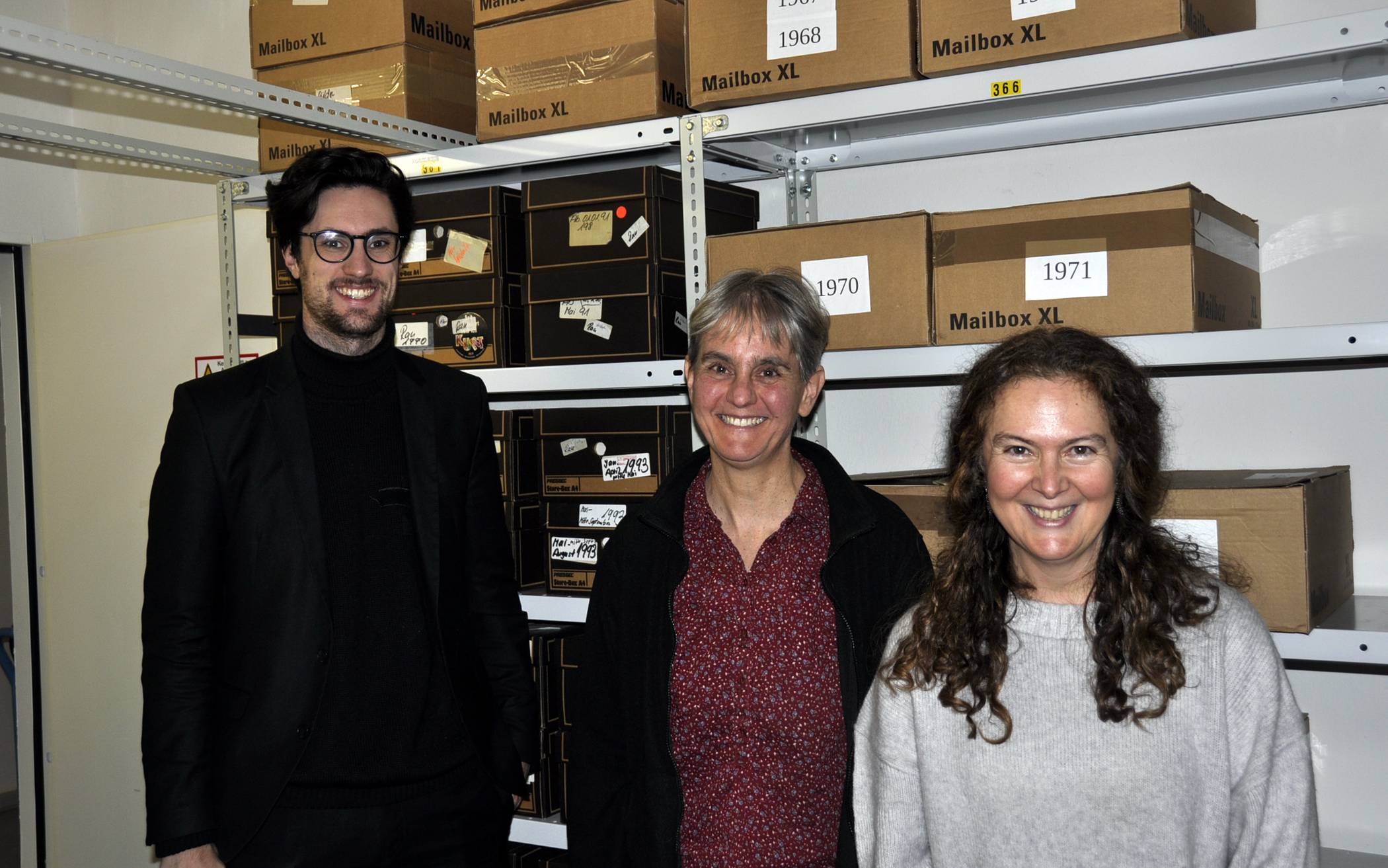 Von li.: Dr. Carmen Pérez González, Dr. Friederike Jesse und Philipp...