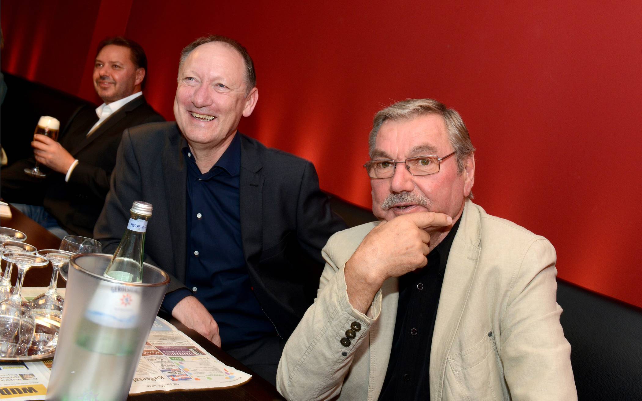 Kurt Keil (re.) mit seinem langjährigen Kollegen Andreas Boller sowie Roderich Trapp...